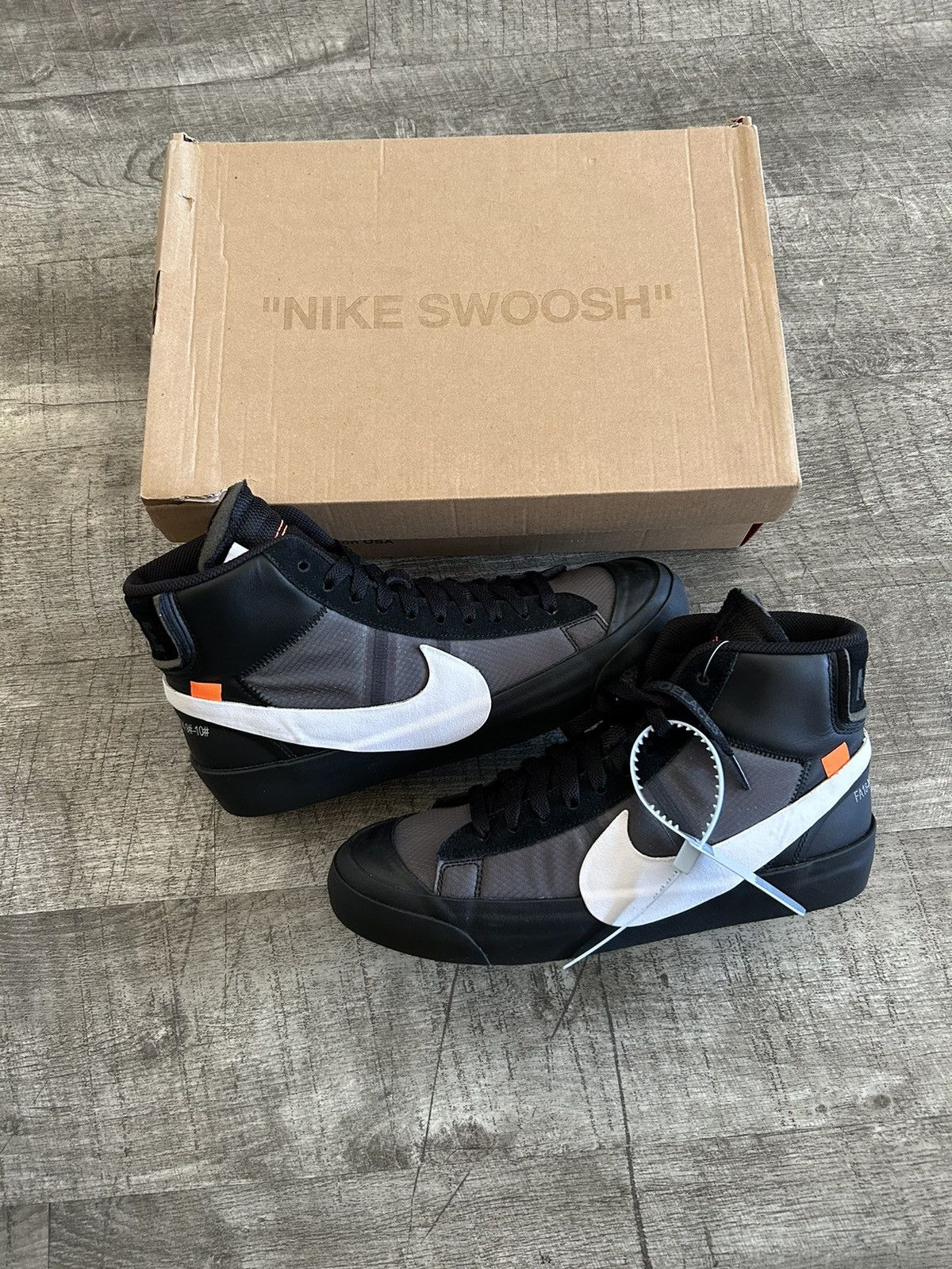 Nike × Off-White 2018 The Ten Blazer High Grim Reaper SZ 9 Size US 9 / EU 42 - 1 Thumbnail