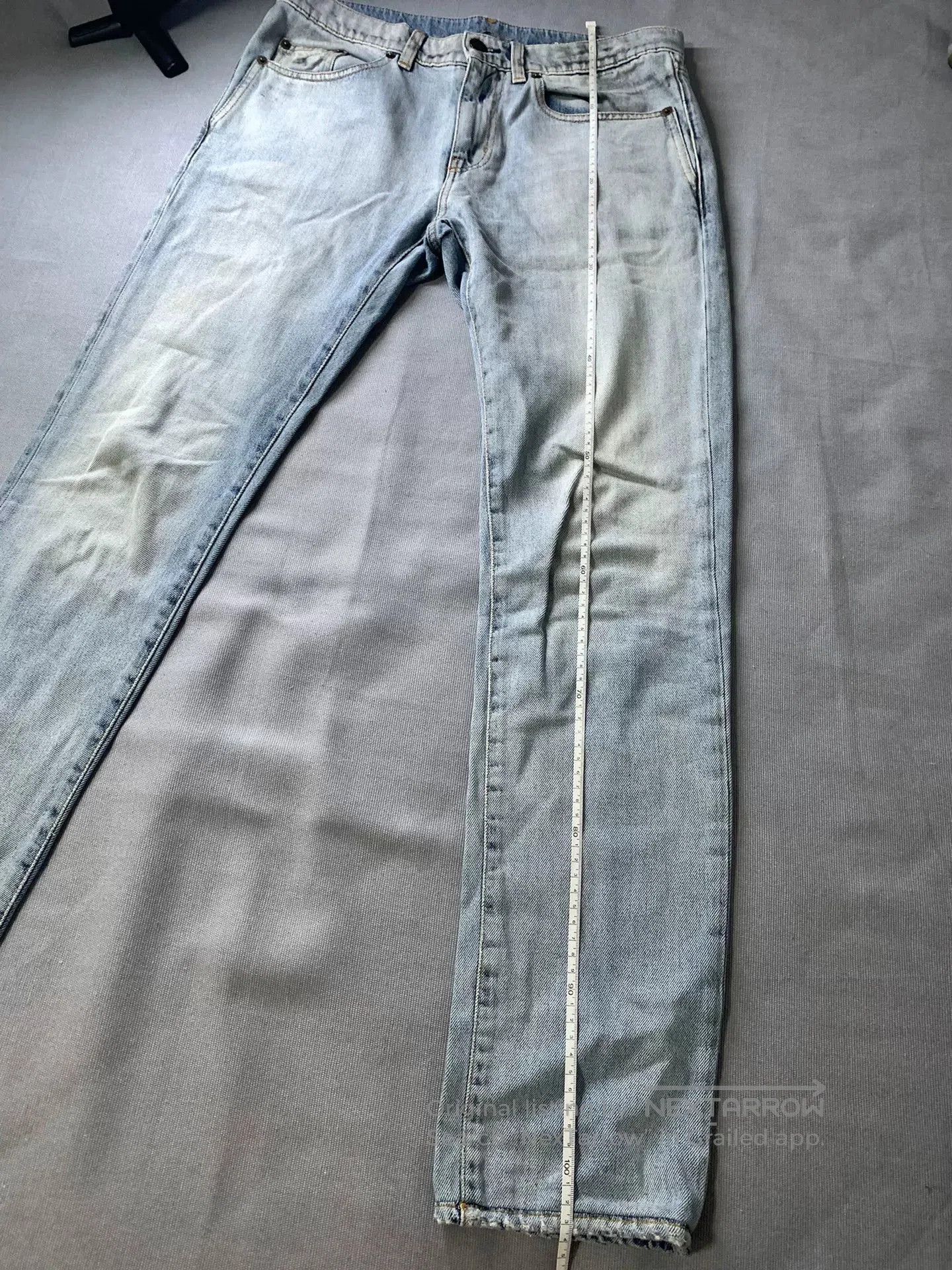 Saint Laurent Paris Saint Laurent SLP D02 Distressed Jeans. Size US 30 / EU 46 - 7 Thumbnail