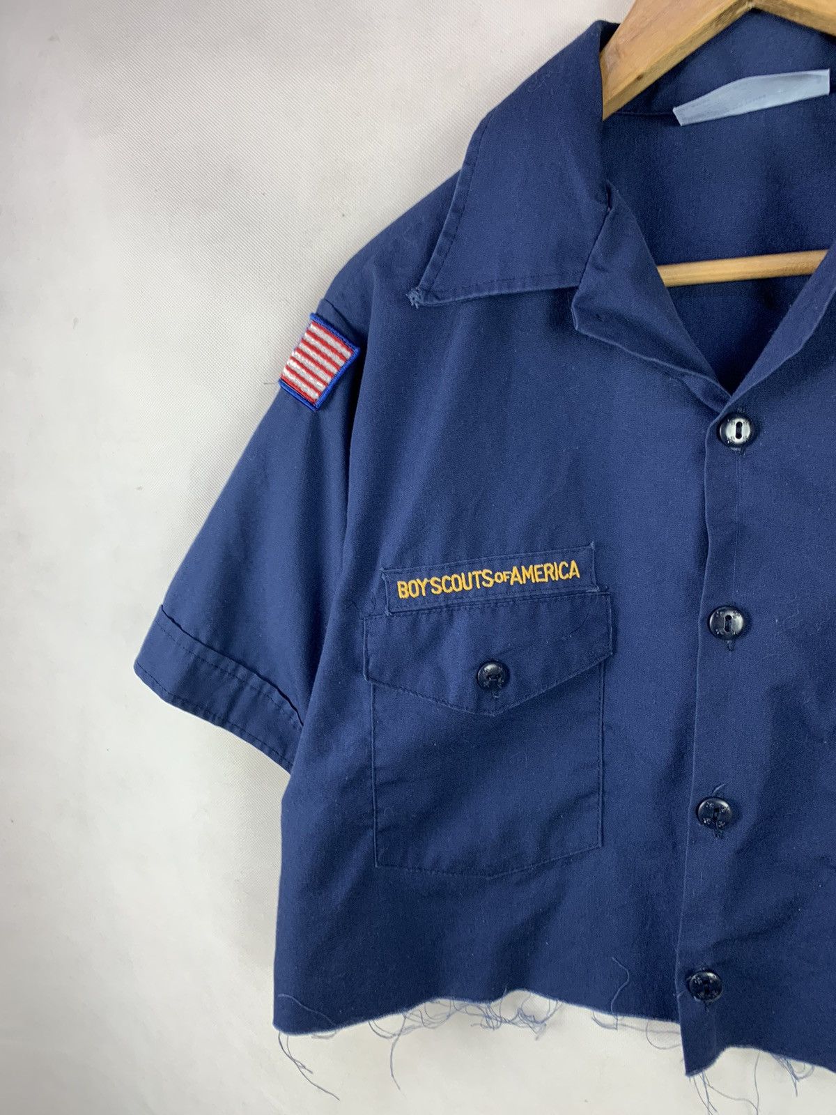 Vintage Steals! Vintage Boys Scouts of America Cropped Shirt Size US XXS / EU 40 - 3 Thumbnail