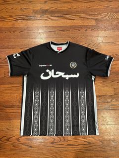 Supreme Arabic Logo Soccer Jersey Black