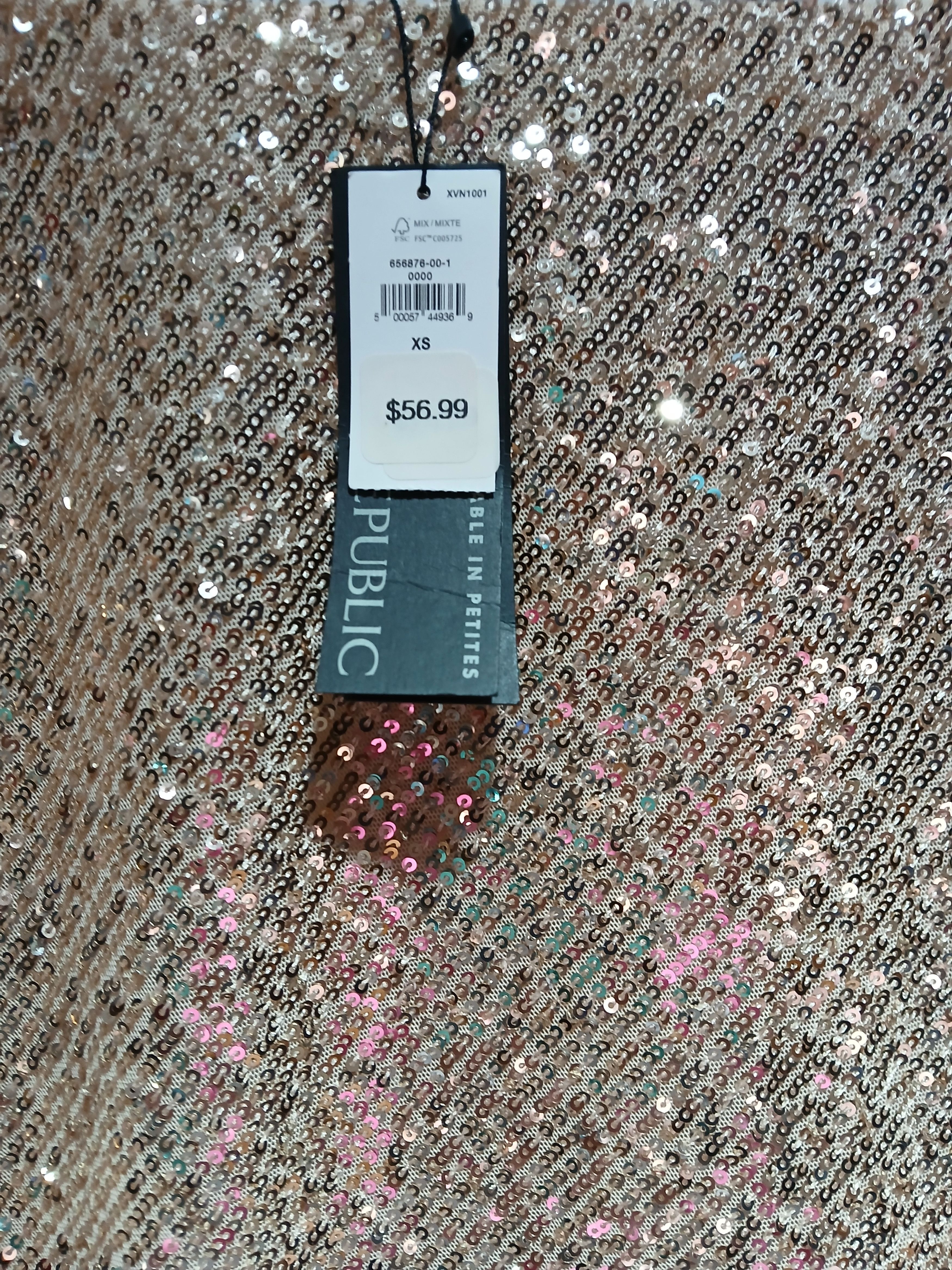 Banana Republic Banana Republic gold sequin pencil skirt size XS Size 26" / US 2 / IT 38 - 3 Thumbnail