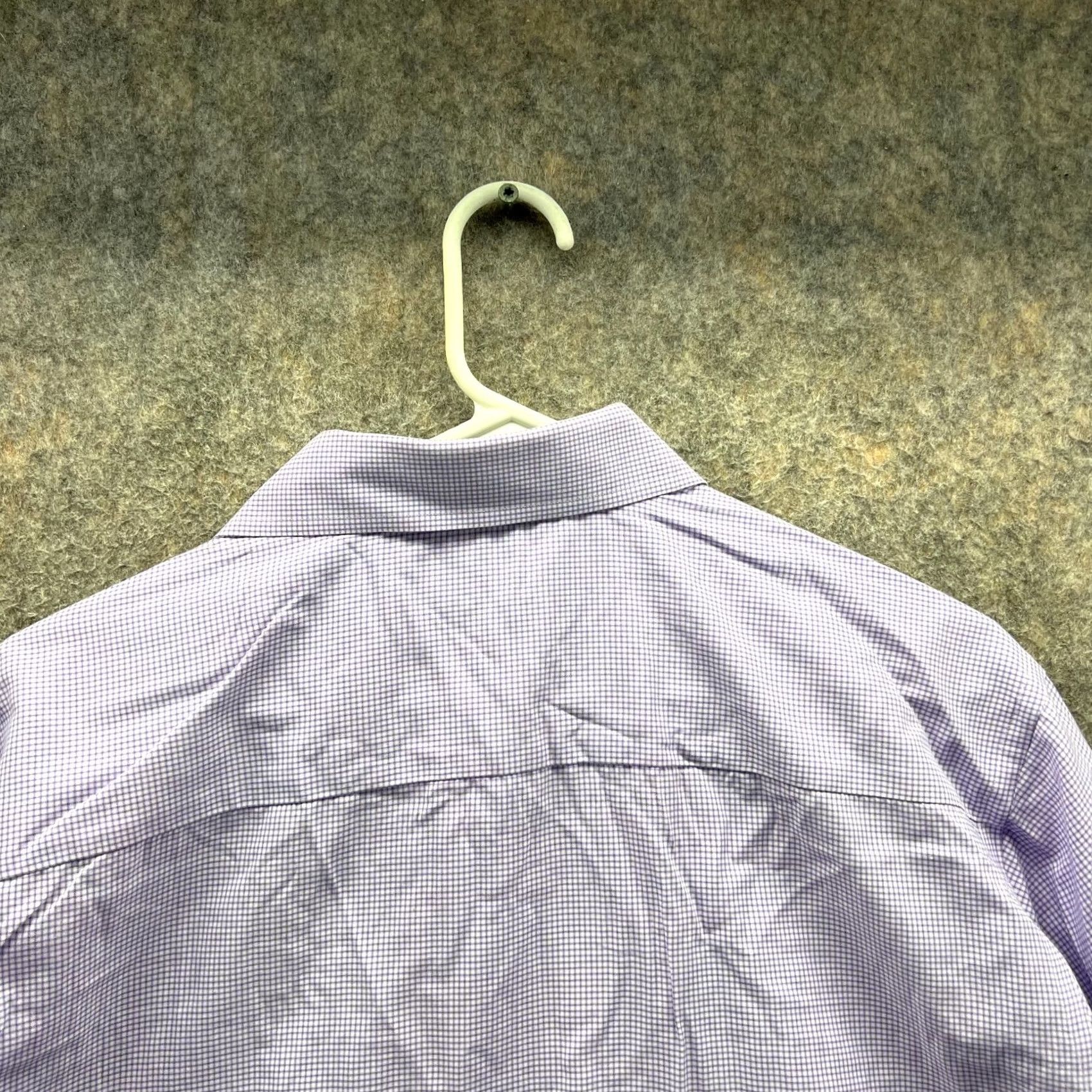 Eton VINTAGE Eton Shirt Men 17.5/44 Purple Check Button-Down Casual Preppy Classic Shirt Mens Size US XXL / EU 58 / 5 - 7 Thumbnail
