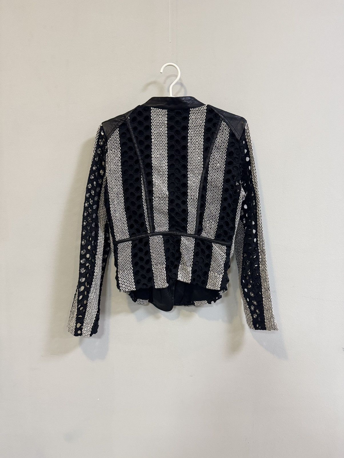 If Six Was Nine × Japanese Brand CRAZY Style Leather Jacket Opium Size XS / US 0-2 / IT 36-38 - 6 Thumbnail
