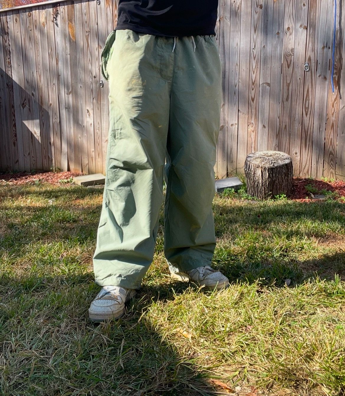 Bdg Baggy fit Drill Pants military green parachute pants Size US 30 / EU 46 - 4 Thumbnail