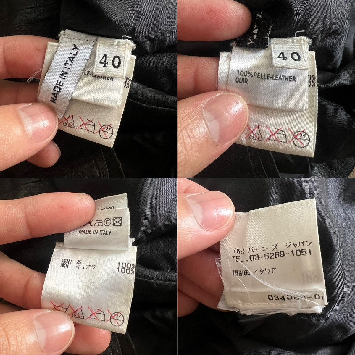 Olivier Theyskens Olivier Theyskens Leather Cropped Moto Jacket Size M / US 6-8 / IT 42-44 - 4 Thumbnail