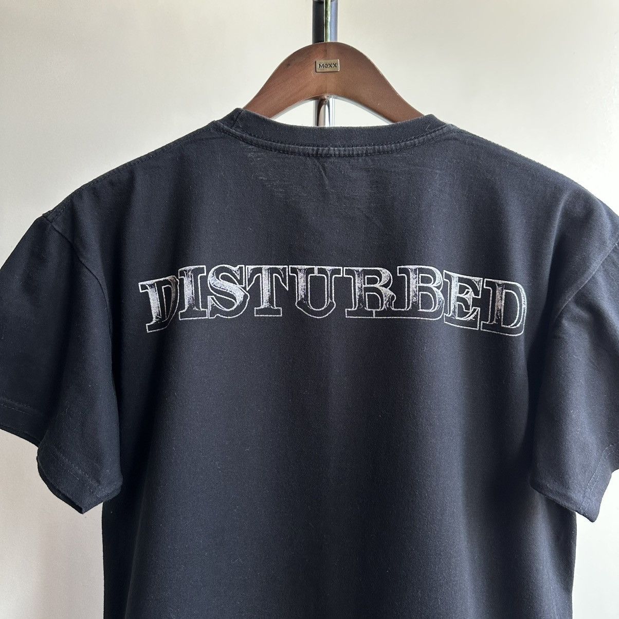 Band Tees × Vintage VINTAGE Y2K DISTURBED FLAME GRAPHIC TEE Size US M / EU 48-50 / 2 - 6 Thumbnail
