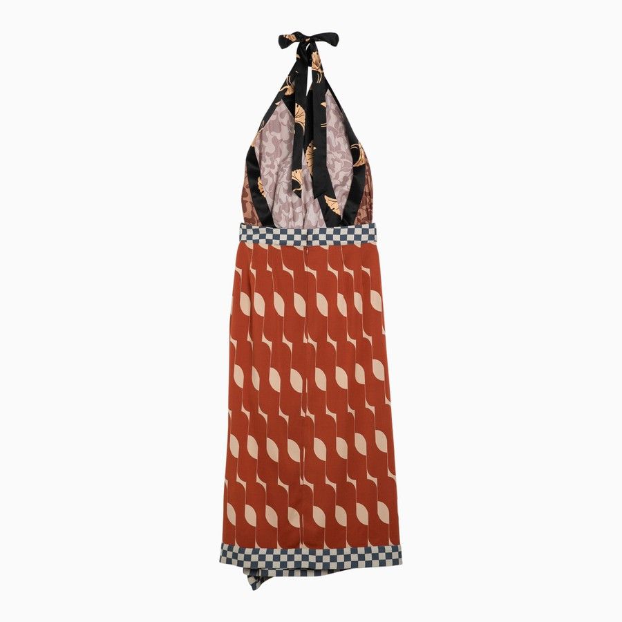 Dries Van Noten o1d2blof0824 Silk Dress in Multicolor Size XS / US 0-2 / IT 36-38 - 2 Thumbnail