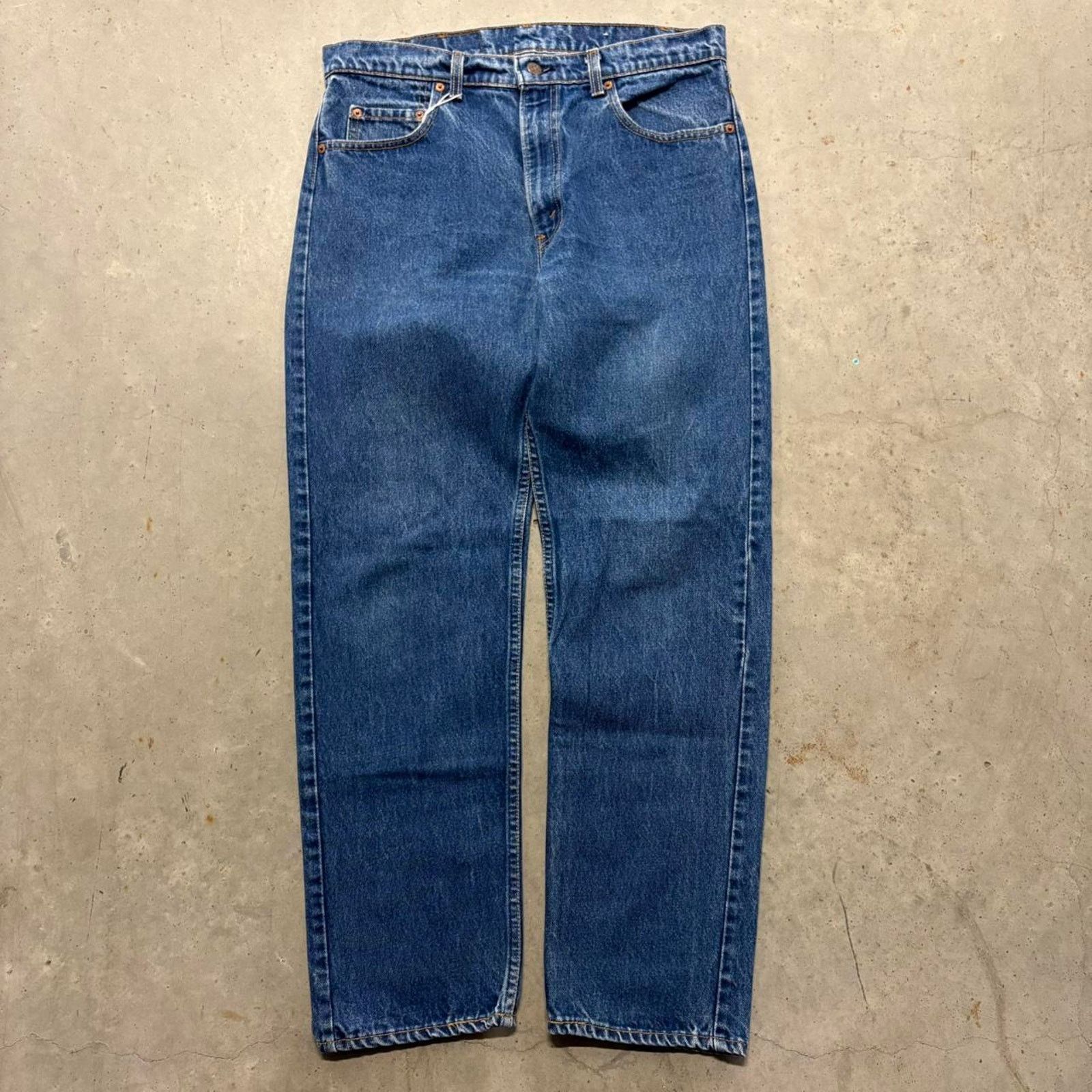 Levi's × Vintage Crazy Vintage 80s Levi's 505 Straight Leg Denim Jeans Size US 36 / EU 52 - 1 Thumbnail