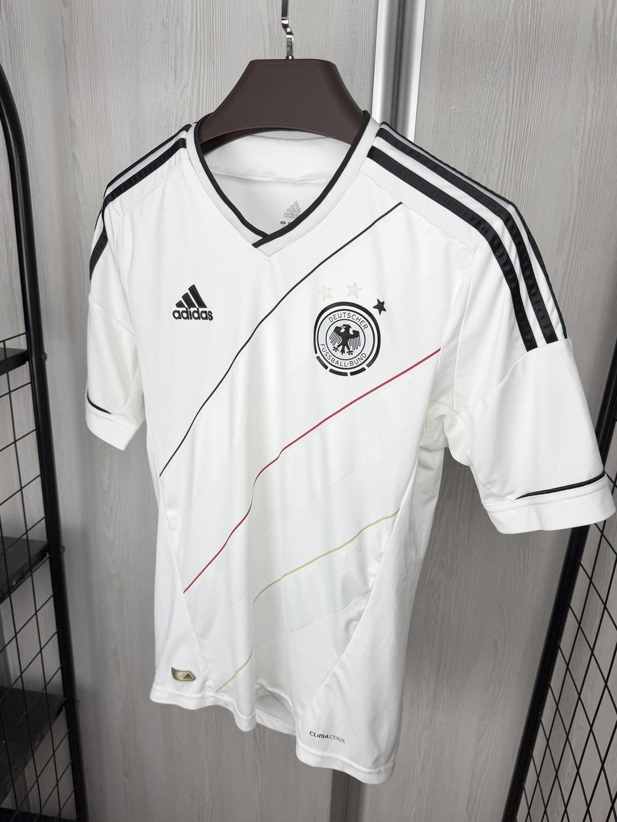 Adidas Germany National Team 2012 2014 Home Soccer Jersey Adidas Size US S / EU 44-46 / 1 - 8 Thumbnail