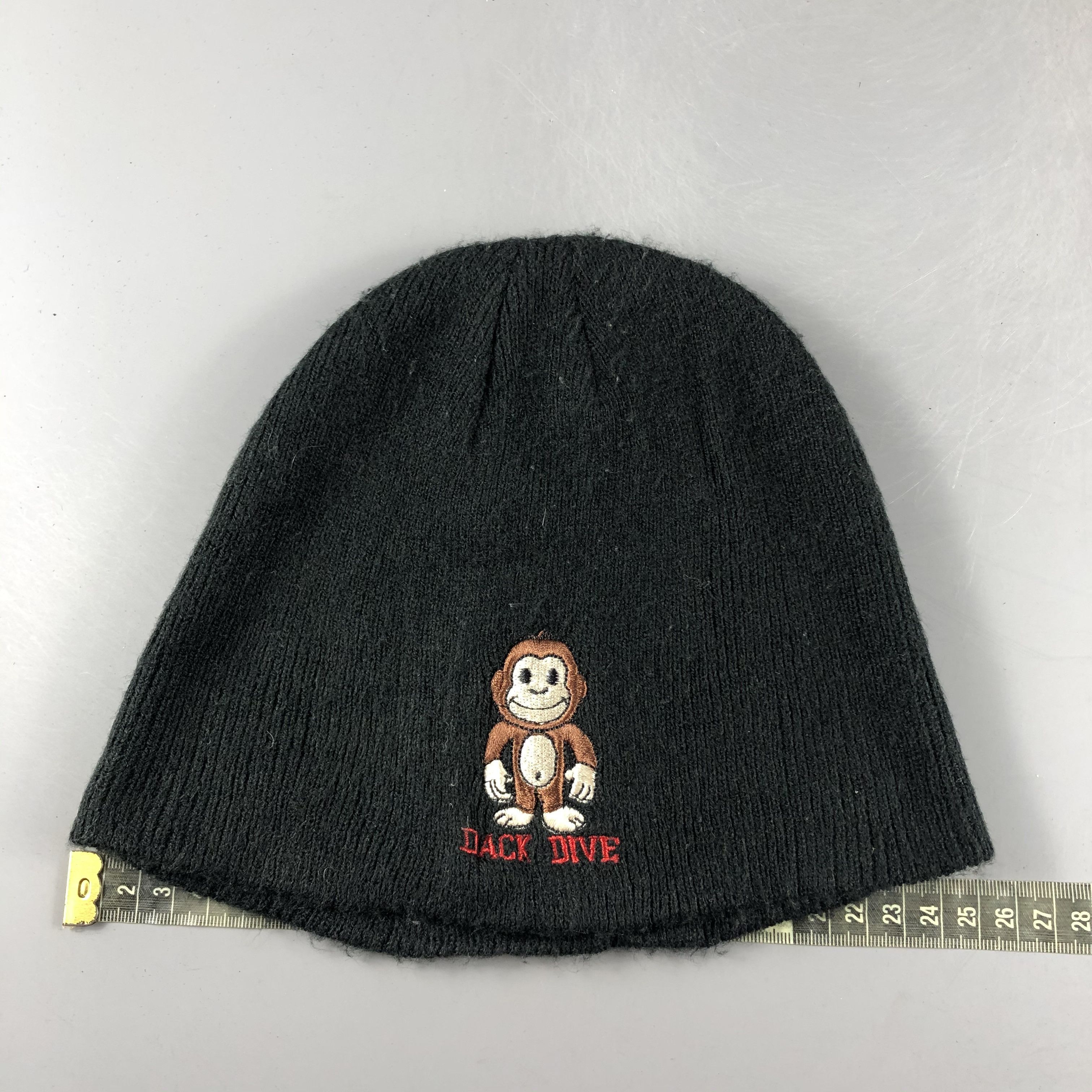 Japanese Brand × Vintage Dack Dive Cuffless Beanie Snow Hat Snow Cap -D215 Size ONE SIZE - 3 Thumbnail