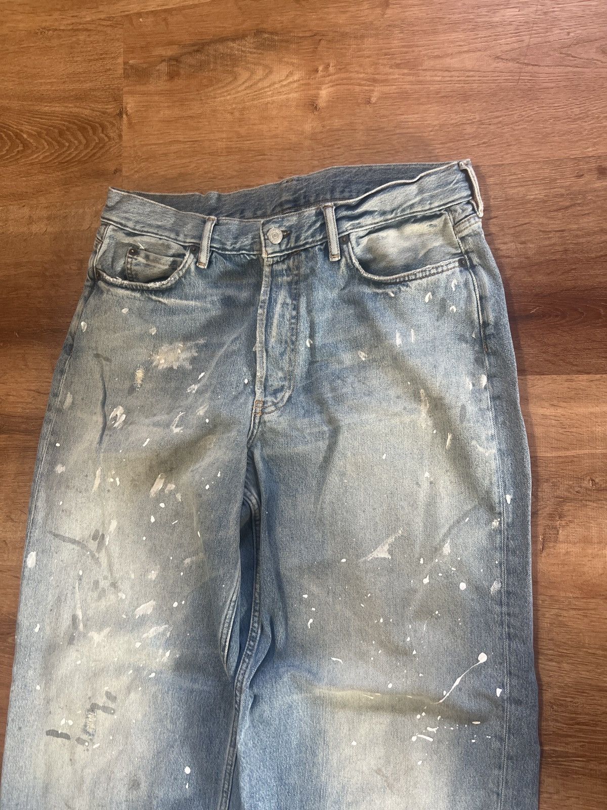 Acne Studios Acne Studios 1981m Paint Splatter Denim Size US 32 / EU 48 - 3 Thumbnail