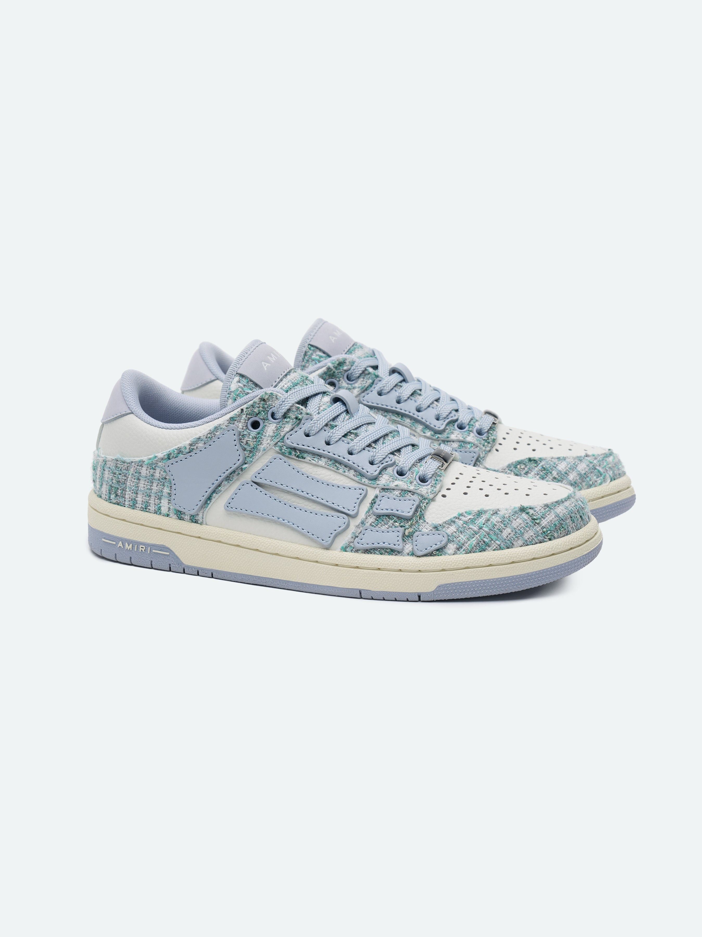 Amiri o1s1wg110525 Boucle Skelton Low-Top Sneakers in Multicolor Size US 9 / IT 39 - 2 Thumbnail