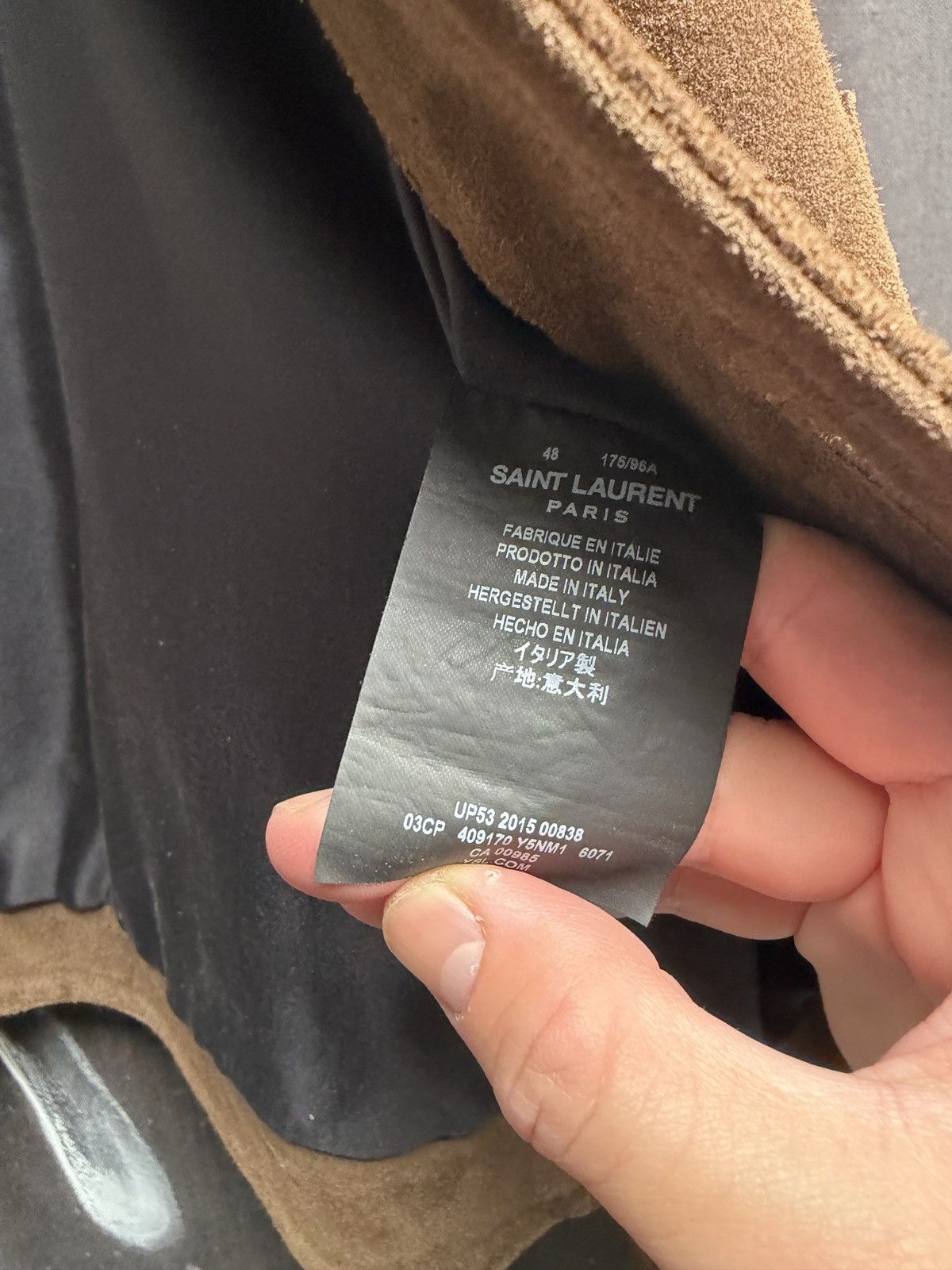 Saint Laurent Paris Saint Laurent Paris SS16 Suede Studded Western Jacket Size US M / EU 48-50 / 2 - 10 Thumbnail