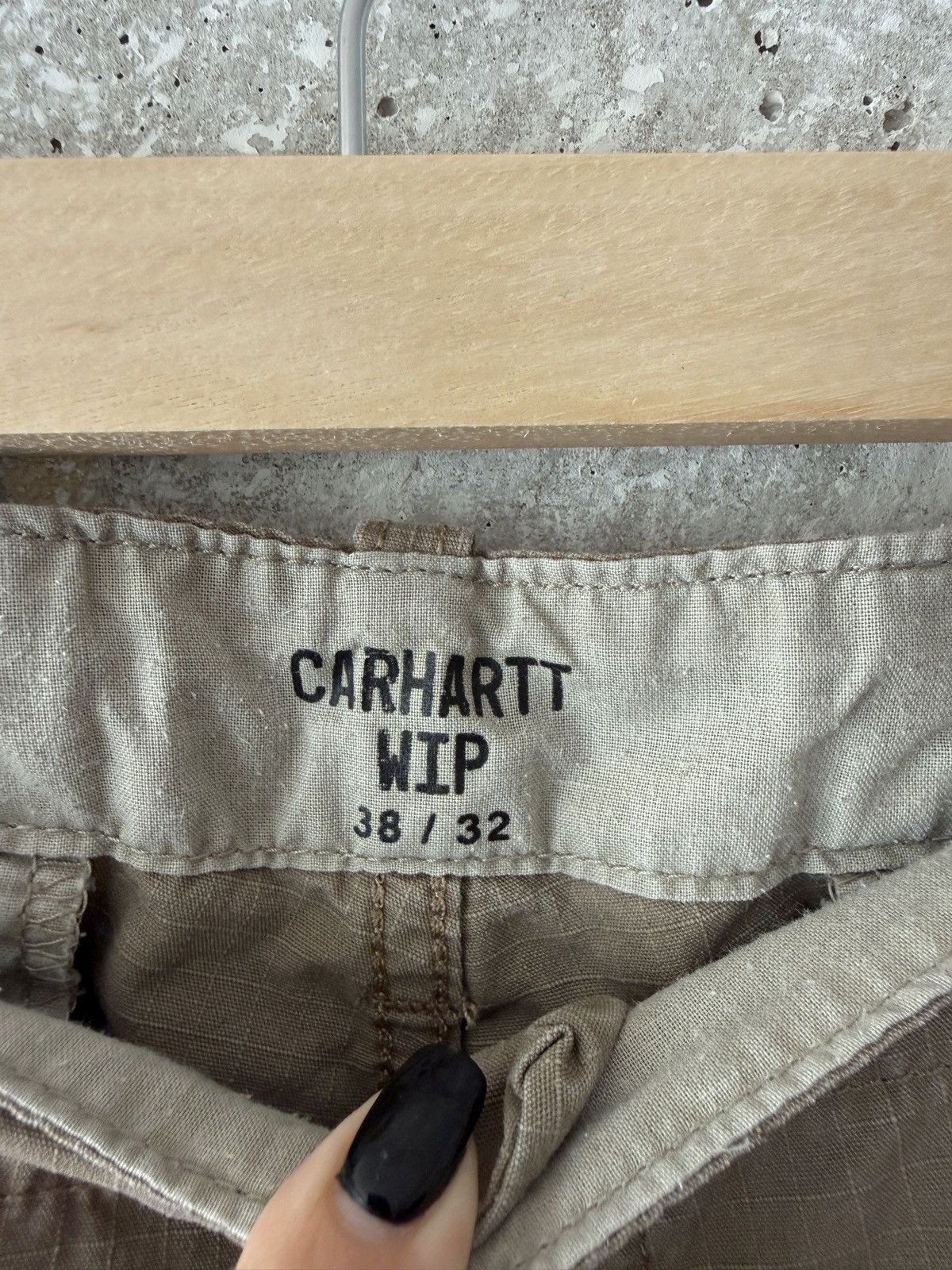 Carhartt WIP Beige Ripstop Aviation Cargo Pants Size 36
