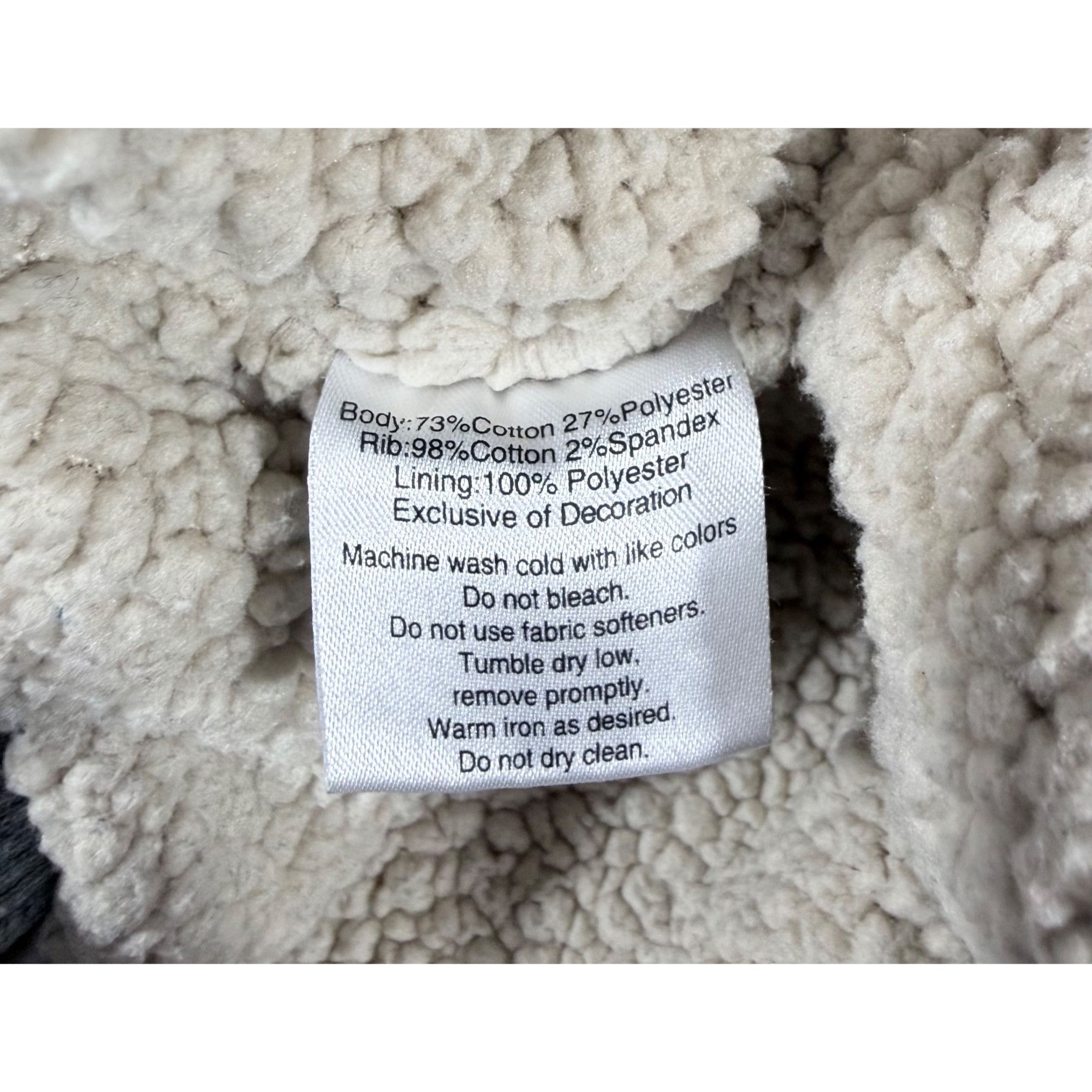 Other Eddie Bauer XL Gray Full-Zip Jacket Sherpa-Lined Cotton Blen Size US XL / EU 56 / 4 - 5 Thumbnail