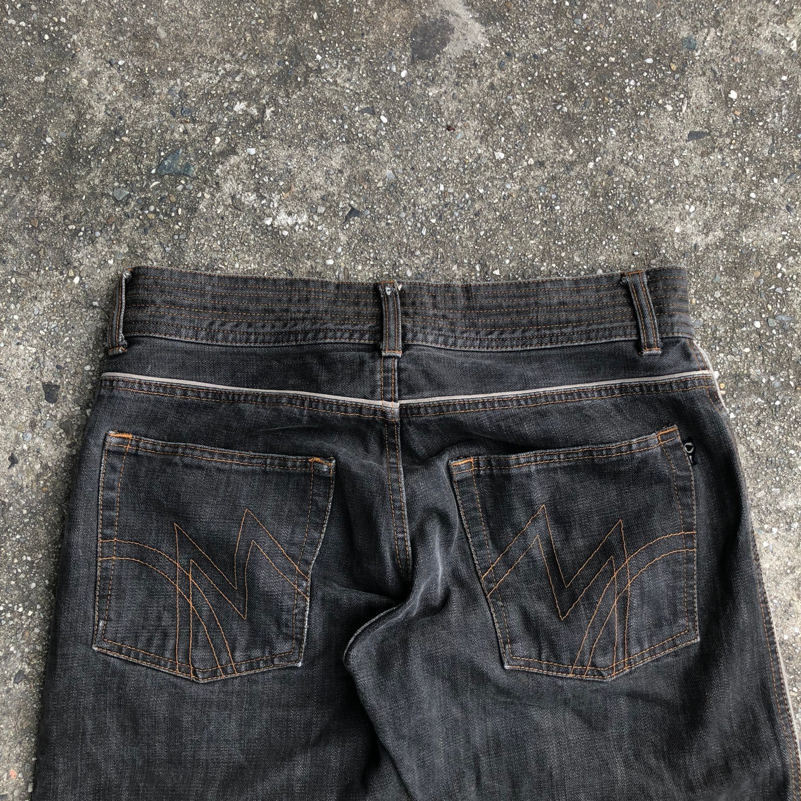 If Six Was Nine Morgan Homme Striped Flared Jeans Size US 31 - 11 Thumbnail
