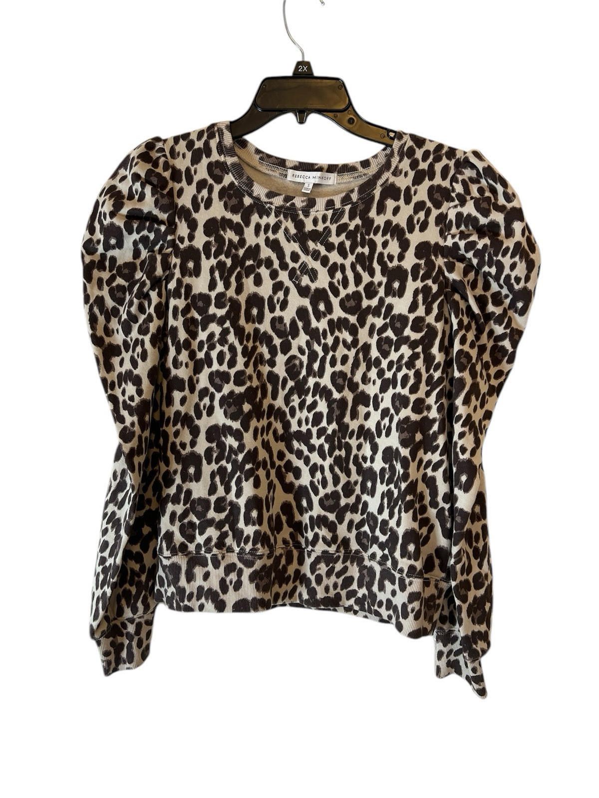 Designer REBECCA MINKOFF JANINE SWEATSHIRT SZ S MRSP $98 Size S / US 4 / IT 40 - 2 Thumbnail