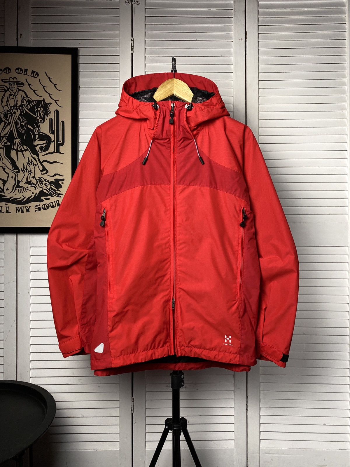 Vintage Haglofs Windstopper Gore Tex Tech Hood Gorp Jacket