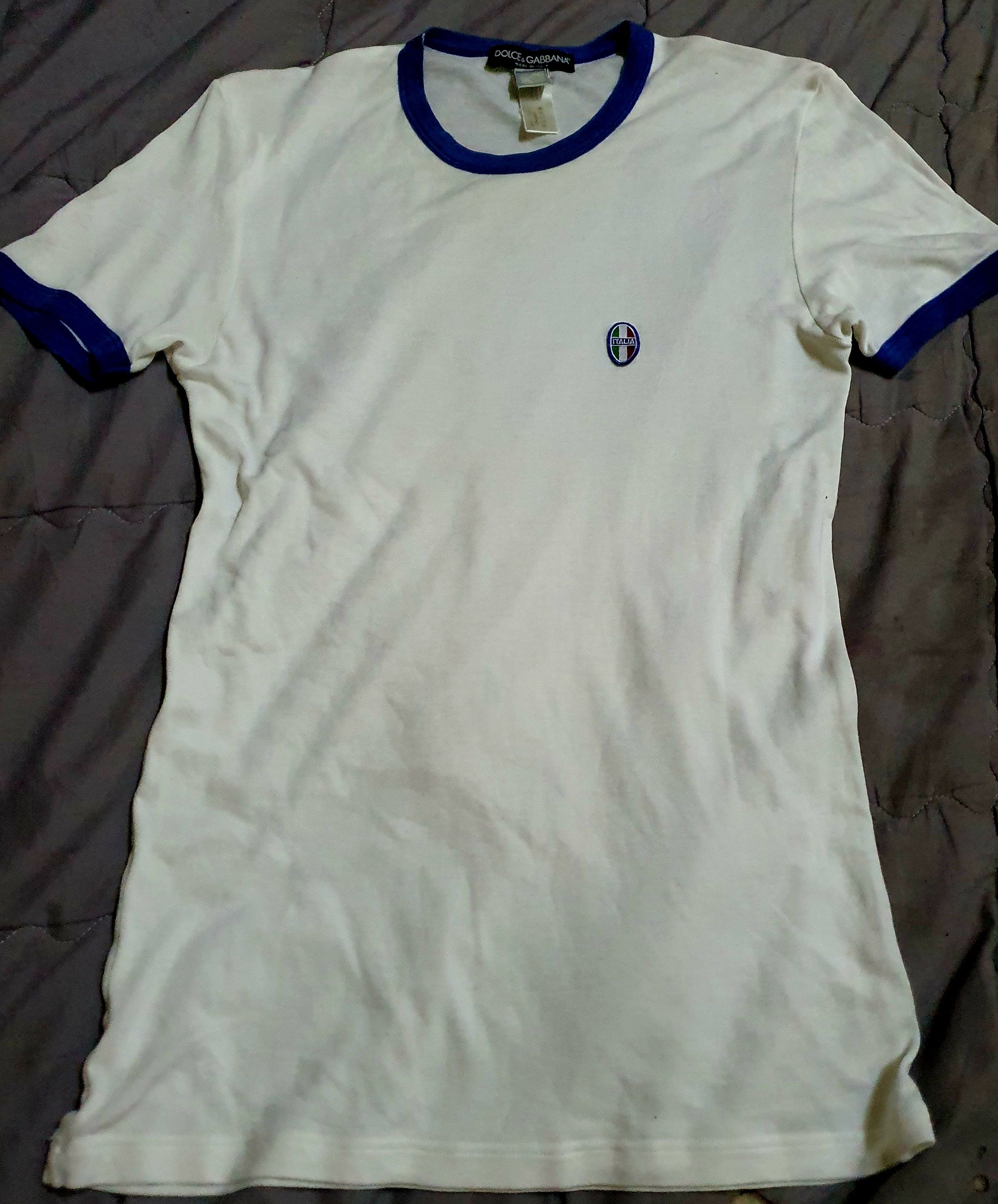 Dolce & Gabbana Dolce & Gabbana - Italia Vintage Ringer t-shirt Size US S / EU 44-46 / 1 - 1 Thumbnail