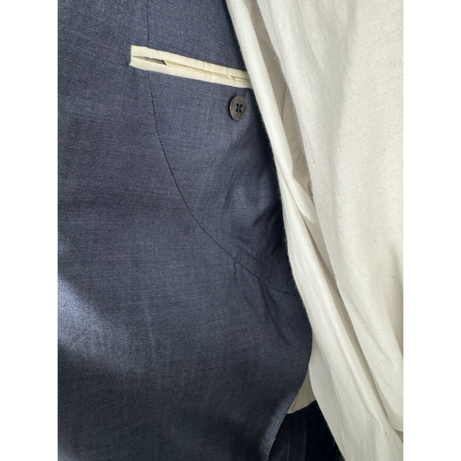 Tom Ford Tom Ford Wool Silk Sport Jacket Blue Peak Lapel 48 IT/ 38 US Size 38S - 9 Thumbnail