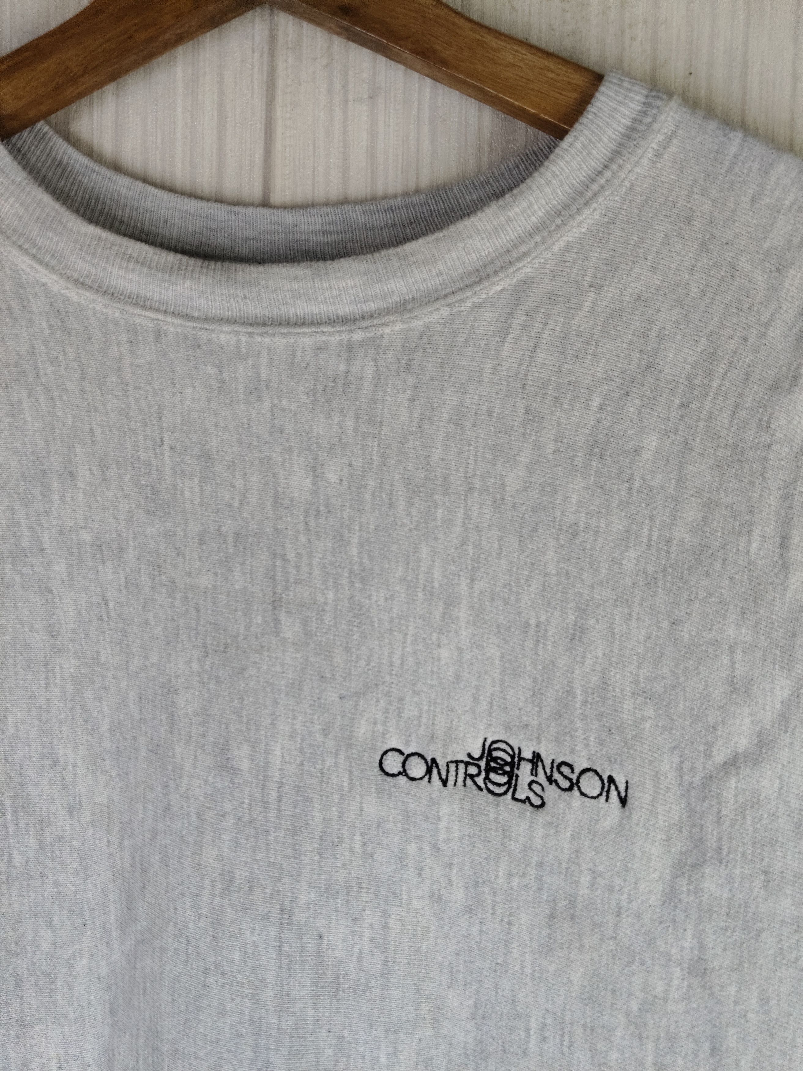 Champion Vintage 90s Champion Reverse Weave Johnson Controls Sweat Size US L / EU 52-54 / 3 - 3 Thumbnail