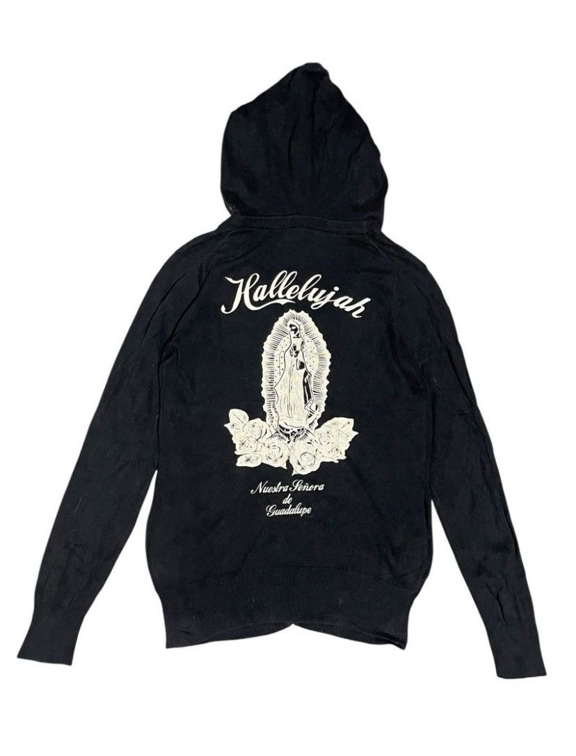 Tete Homme Y2K Rodeo Crowns Maria Poem Cardigan Knitted Hoodie Size US M / EU 48-50 / 2 - 1 Thumbnail