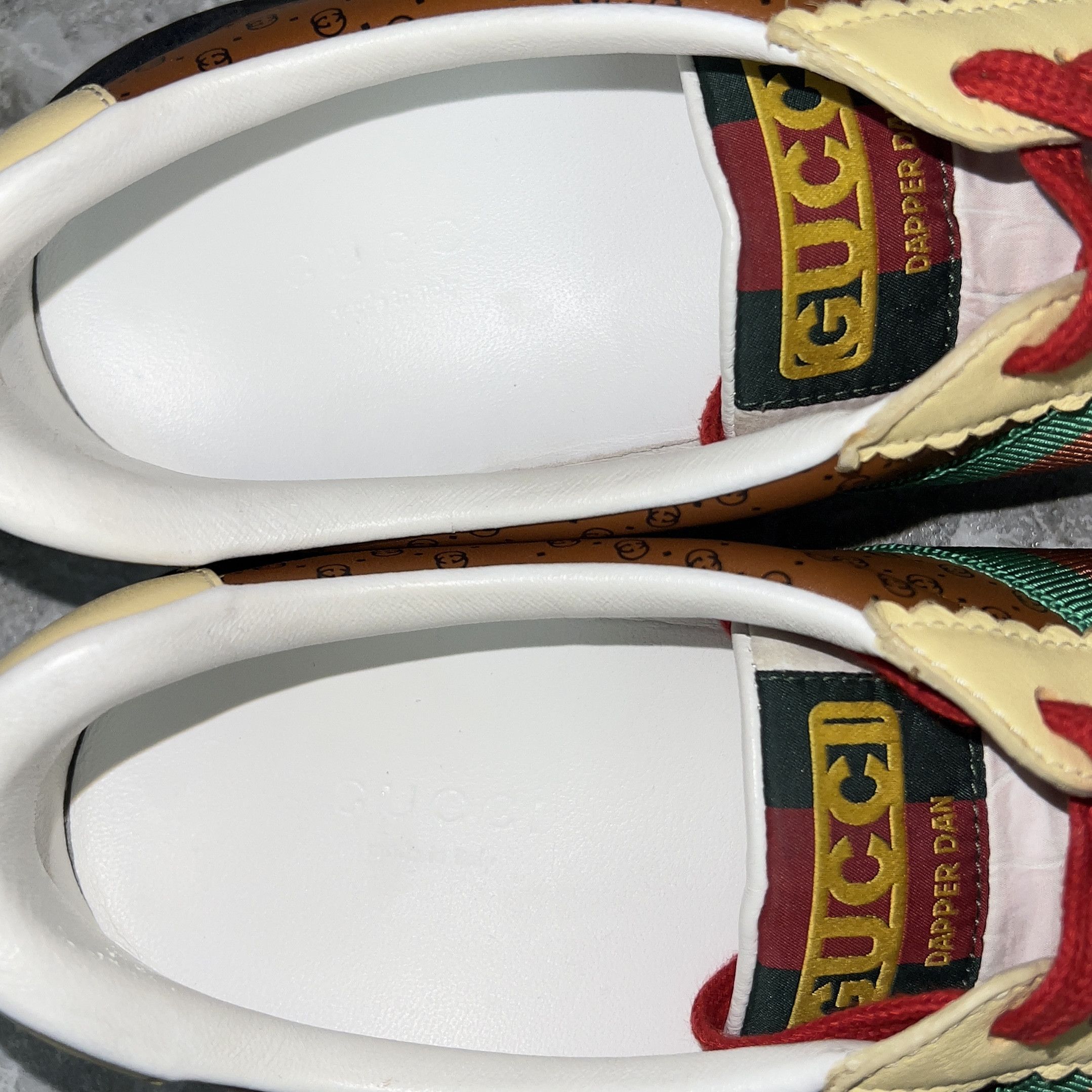 Gucci Gucci x Dapper Dan Web G74 GG Monogram Sneakers Leather Size US 8.5 / IT 38.5 - 8 Thumbnail