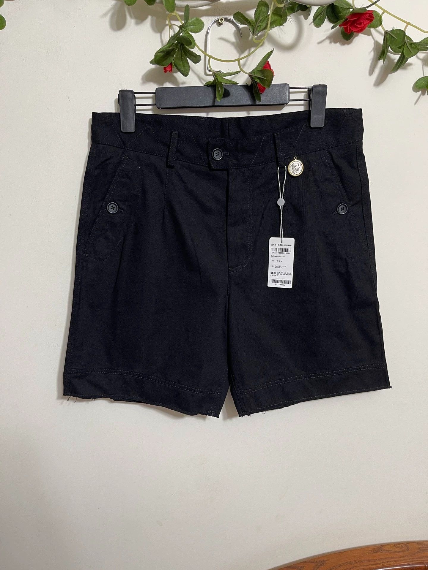 Dolce & Gabbana Dolce&Gabbana High-Waist Loose Cotton Bermuda Shorts 46 Size US 30 / EU 46 - 1 Thumbnail