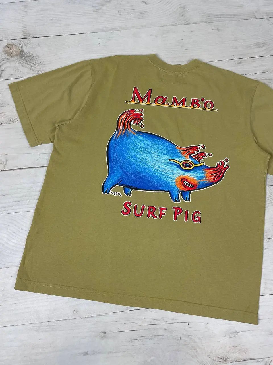 Mambo Vintage Mambo 1998 Surf Pig T Shirt Australian Size US L / EU 52-54 / 3 - 8 Thumbnail