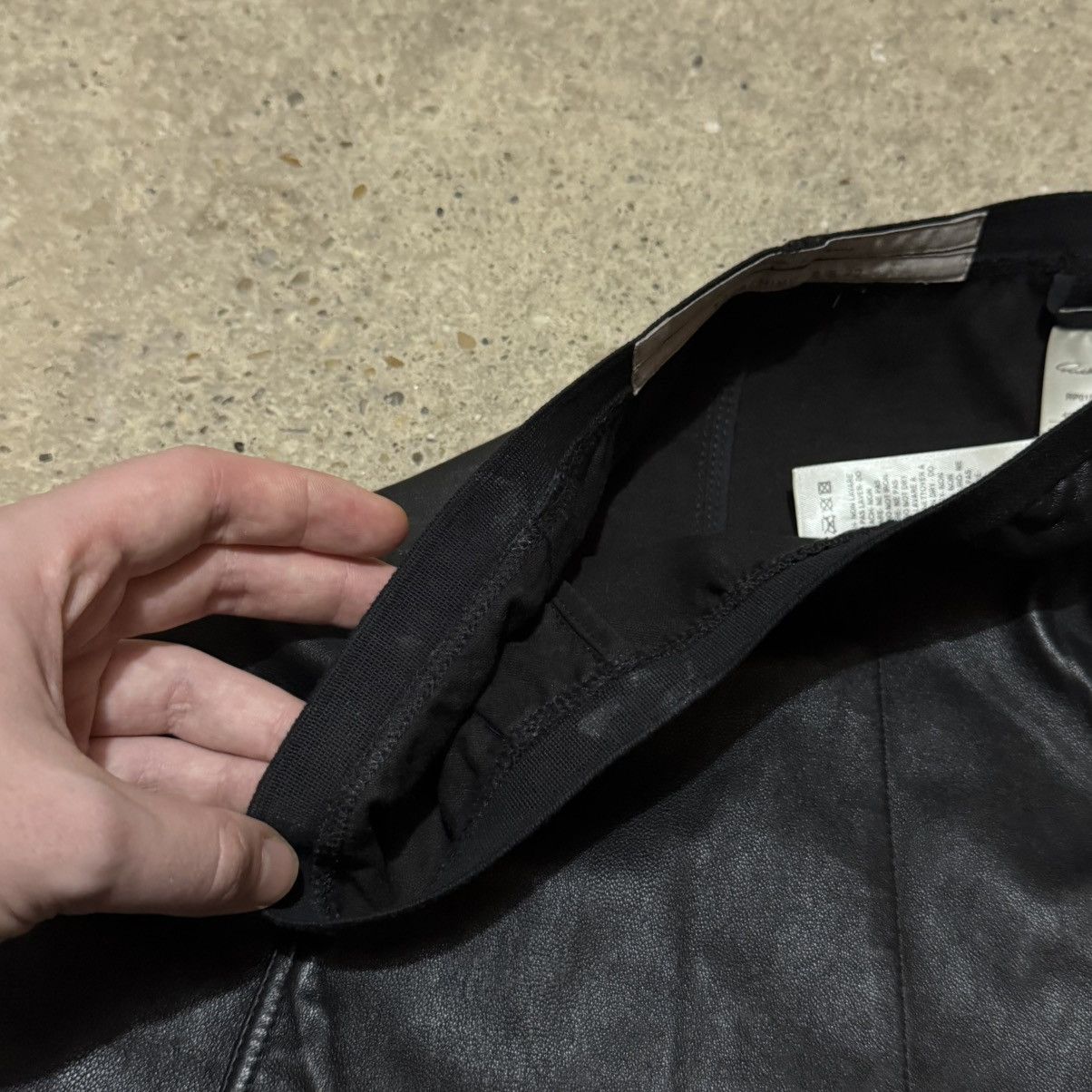 Rick Owens S/S 2022 Rick owens leather skirt Size 28" / US 6 / IT 42 - 9 Thumbnail