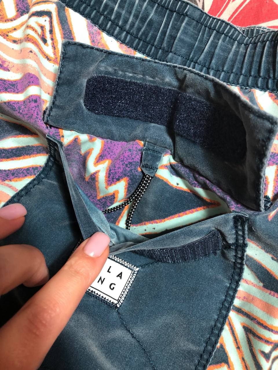 Billabong × Japanese Brand Gothicana Y2K Black Bondage Gothic Multipocket Cargo Shorts Size US 34 / EU 50 - 12 Thumbnail