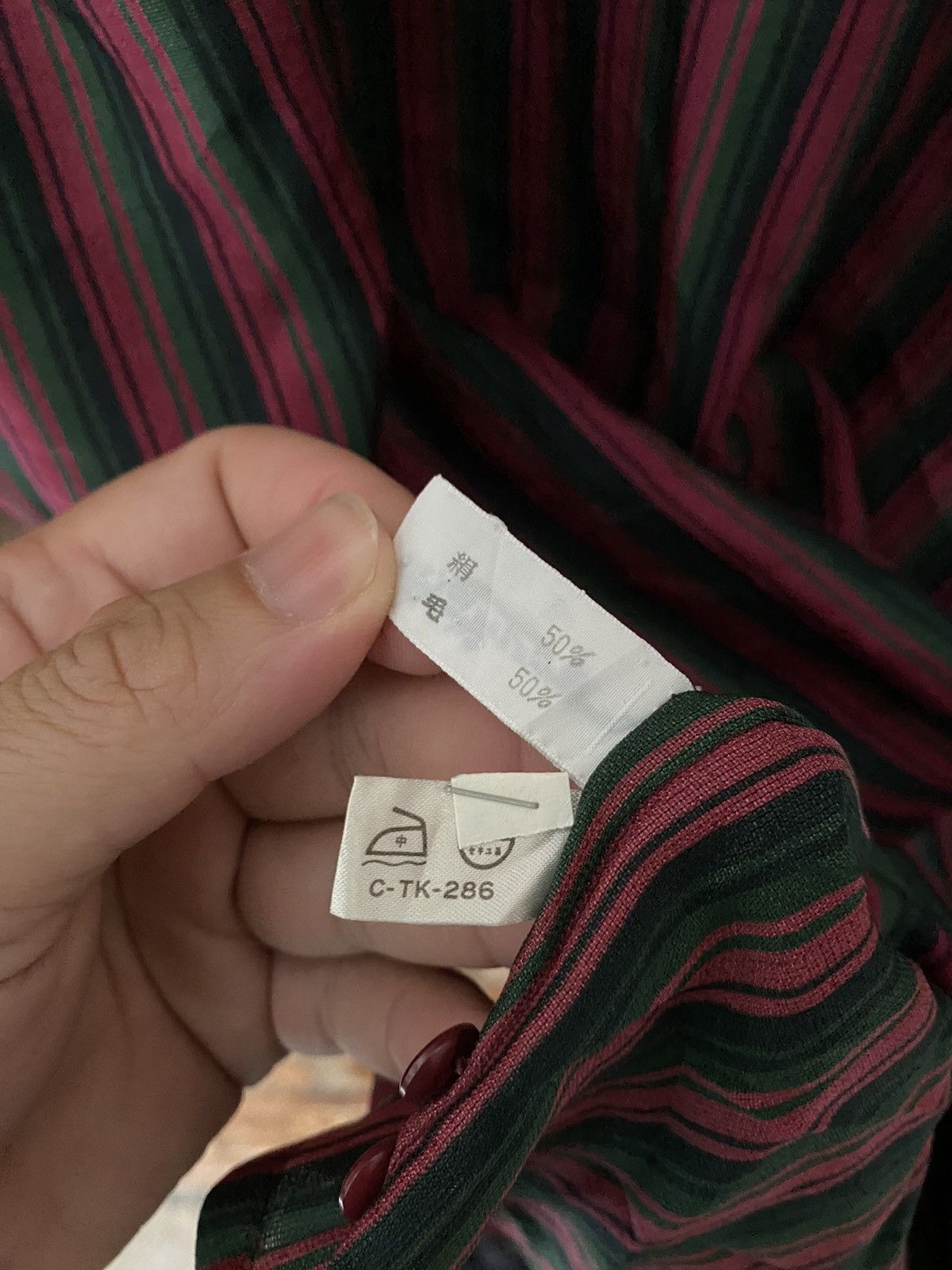 Dior 1990s Dior Ballon Stripe button up Size M / US 6-8 / IT 42-44 - 12 Thumbnail