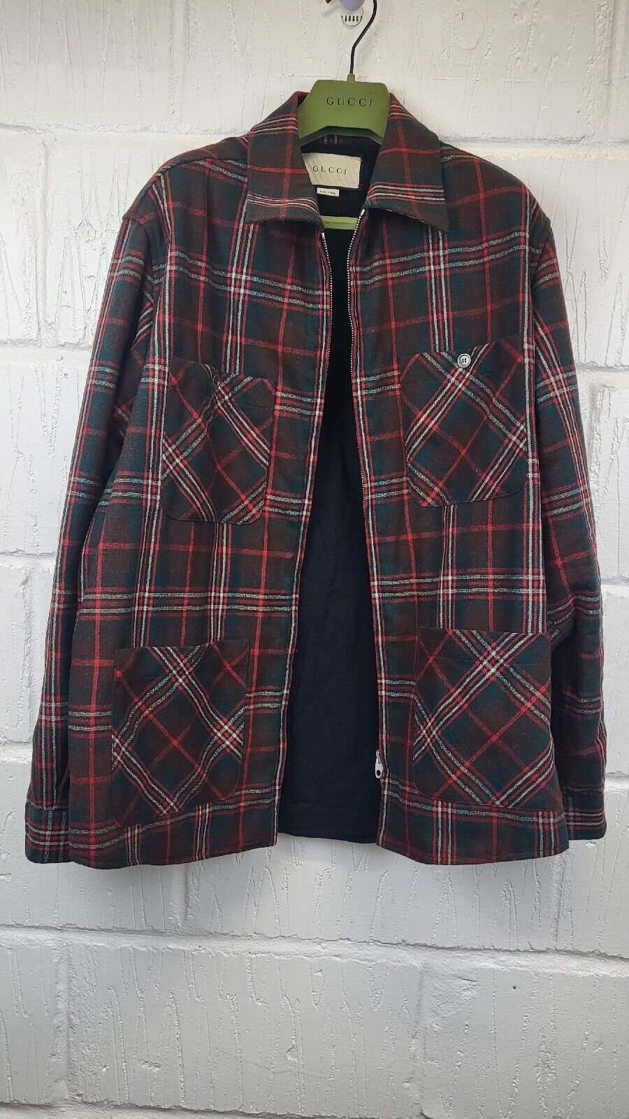 Gucci Gucci striped plaid jacket, size 48 oversize Size US M / EU 48-50 / 2 - 1 Thumbnail