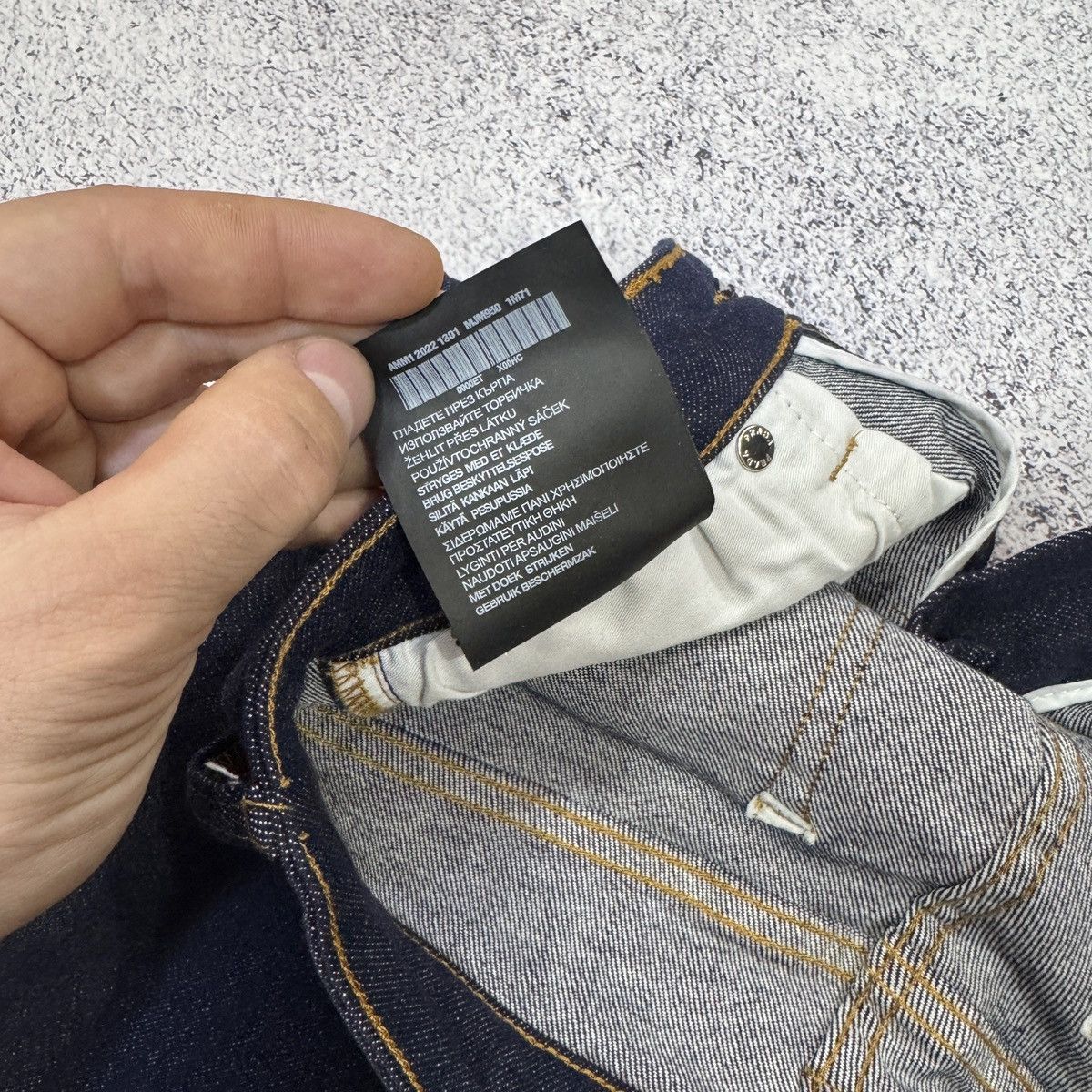Prada Prada Dark Indigo Flared Jeans 26 size Size 26" / US 2 / IT 38 - 18 Thumbnail