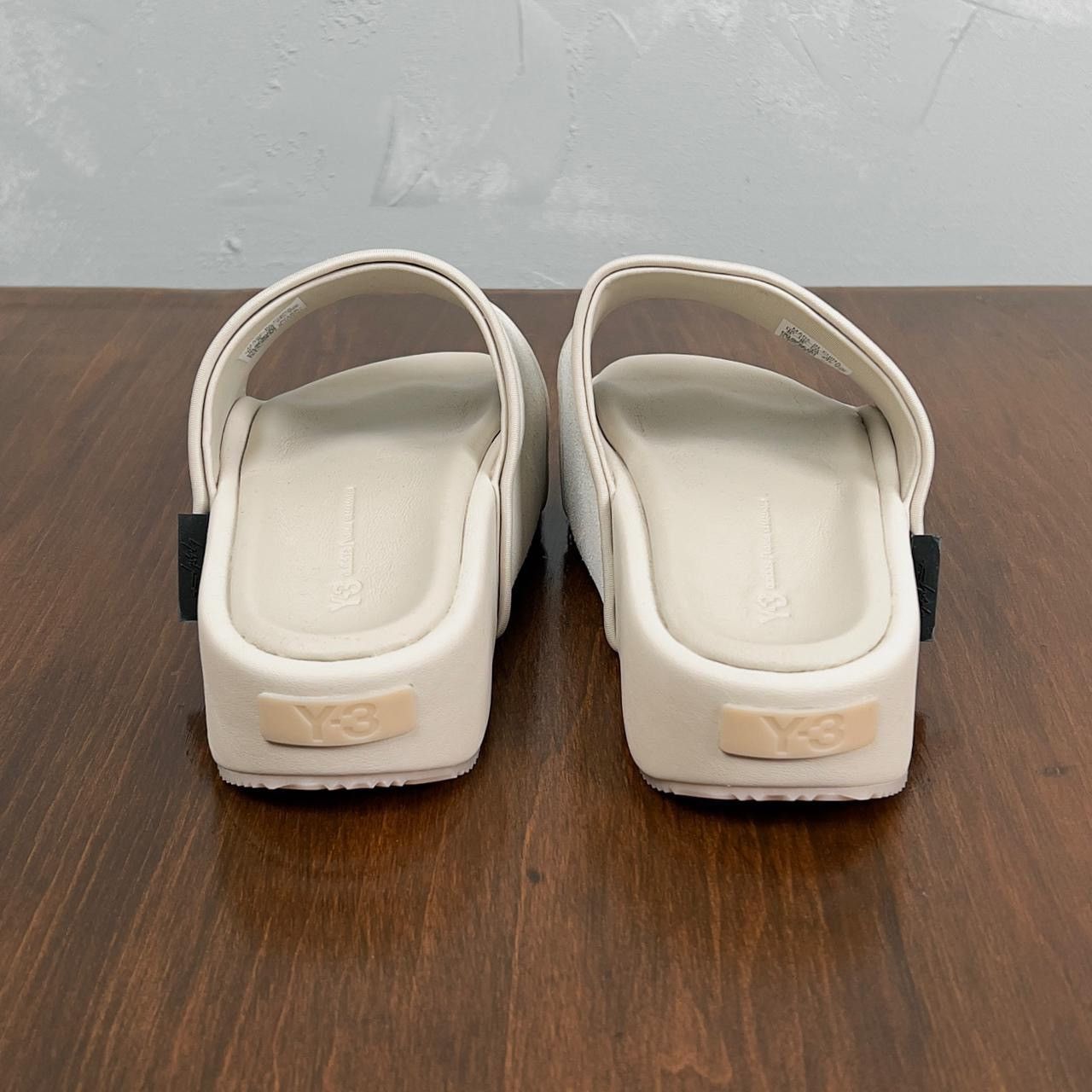Adidas NIB Y-3 Adidas White Leather Platform Slides Size US 6 / IT 36 - 3 Thumbnail