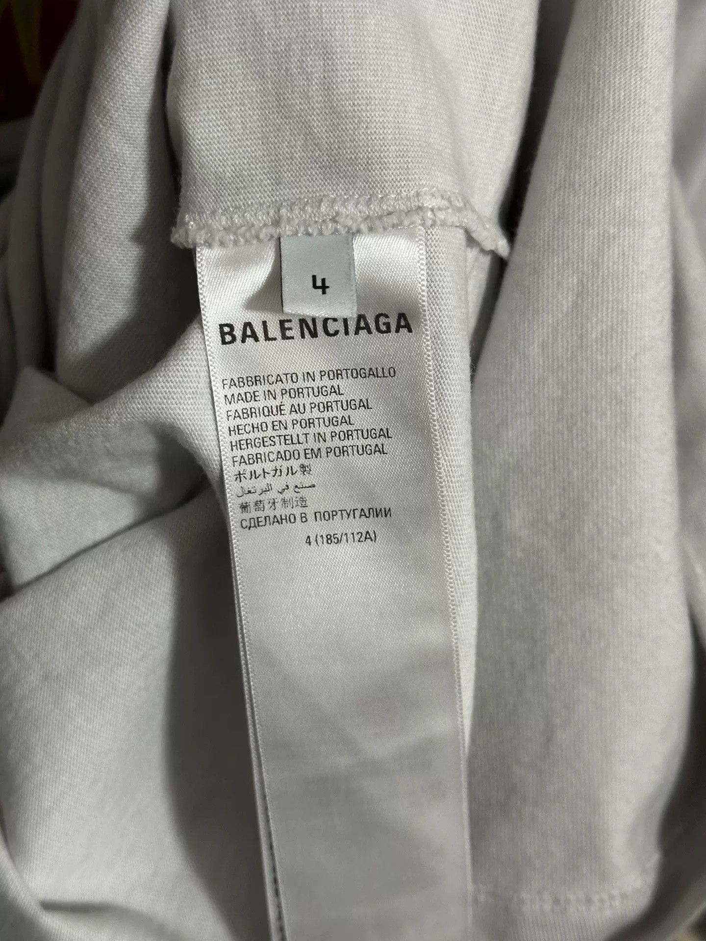 Balenciaga Balenciaga Distressed Splatter Short Sleeve T-Shirt Size US XL / EU 56 / 4 - 3 Thumbnail