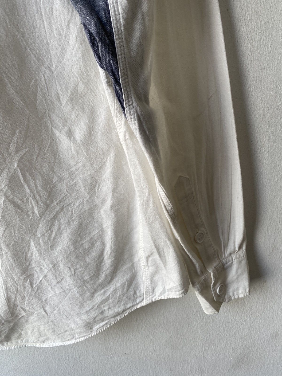 Japanese Brand × Visvim Vintage Visvim Patchwork Design Button Up Shirt Size US M / EU 48-50 / 2 - 13 Thumbnail