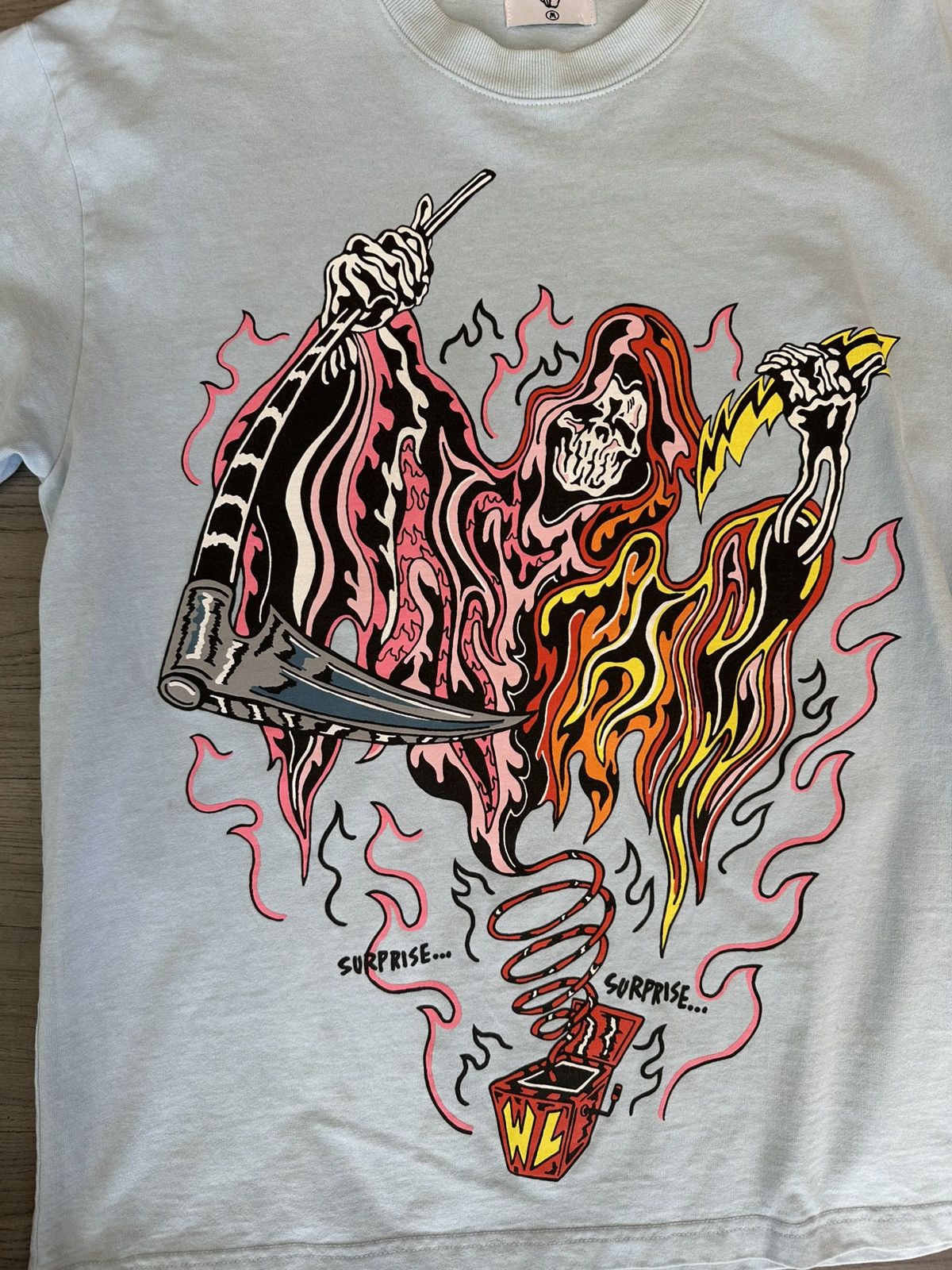 Warren Lotas Warren Lotas Surprise Surprise Tee Blue Size US M / EU 48-50 / 2 - 2 Thumbnail