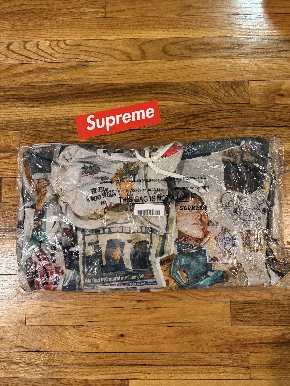 Supreme Supreme Dash Wall Hoodie Size US XL / EU 56 / 4 - 1 Thumbnail