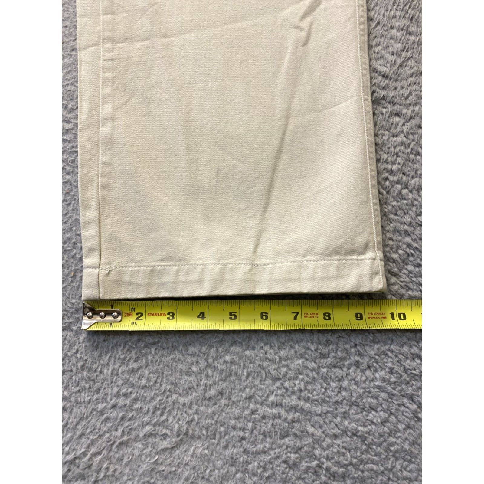 Calvin Klein CALVIN KLEIN Pants Slim Regular 34x30 Men Dark Ivory / Ivory 34 Men's Casual Stretch pants Size US 34 / EU 50 - 5 Thumbnail