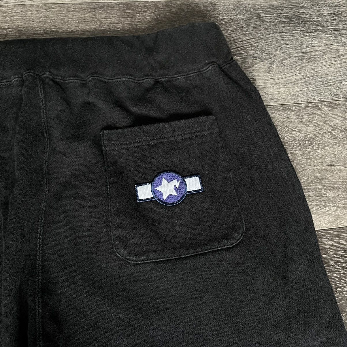 Bape A Bathing Ape Bape Busy Works Shark Sweatpants WGM Black XXL Size US 38 / EU 54 - 9 Thumbnail