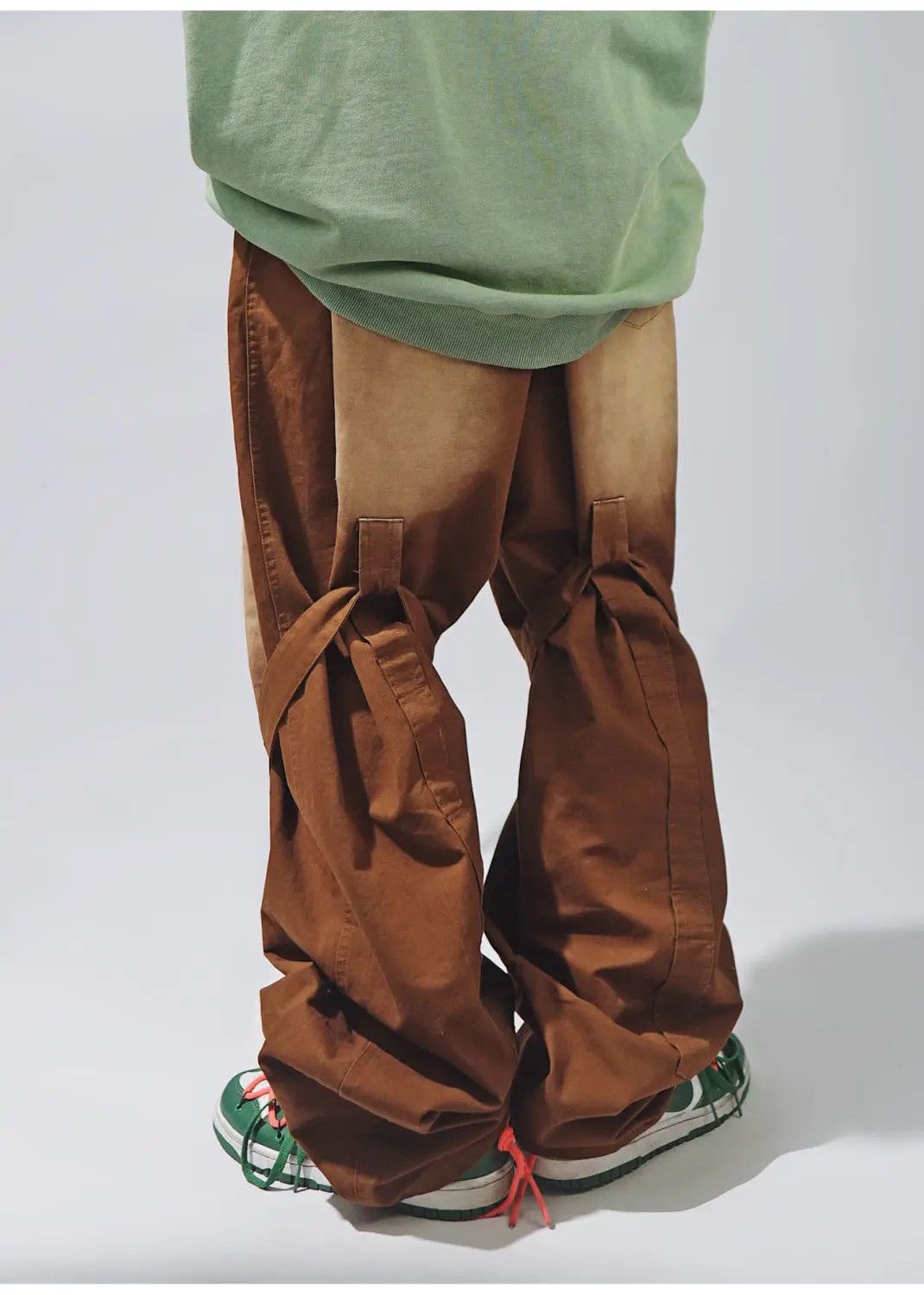 Japanese Brand × Vintage Vintage Hip Hop Denim Trousers Male Oversize Flare Pants Size US 32 / EU 48 - 3 Thumbnail