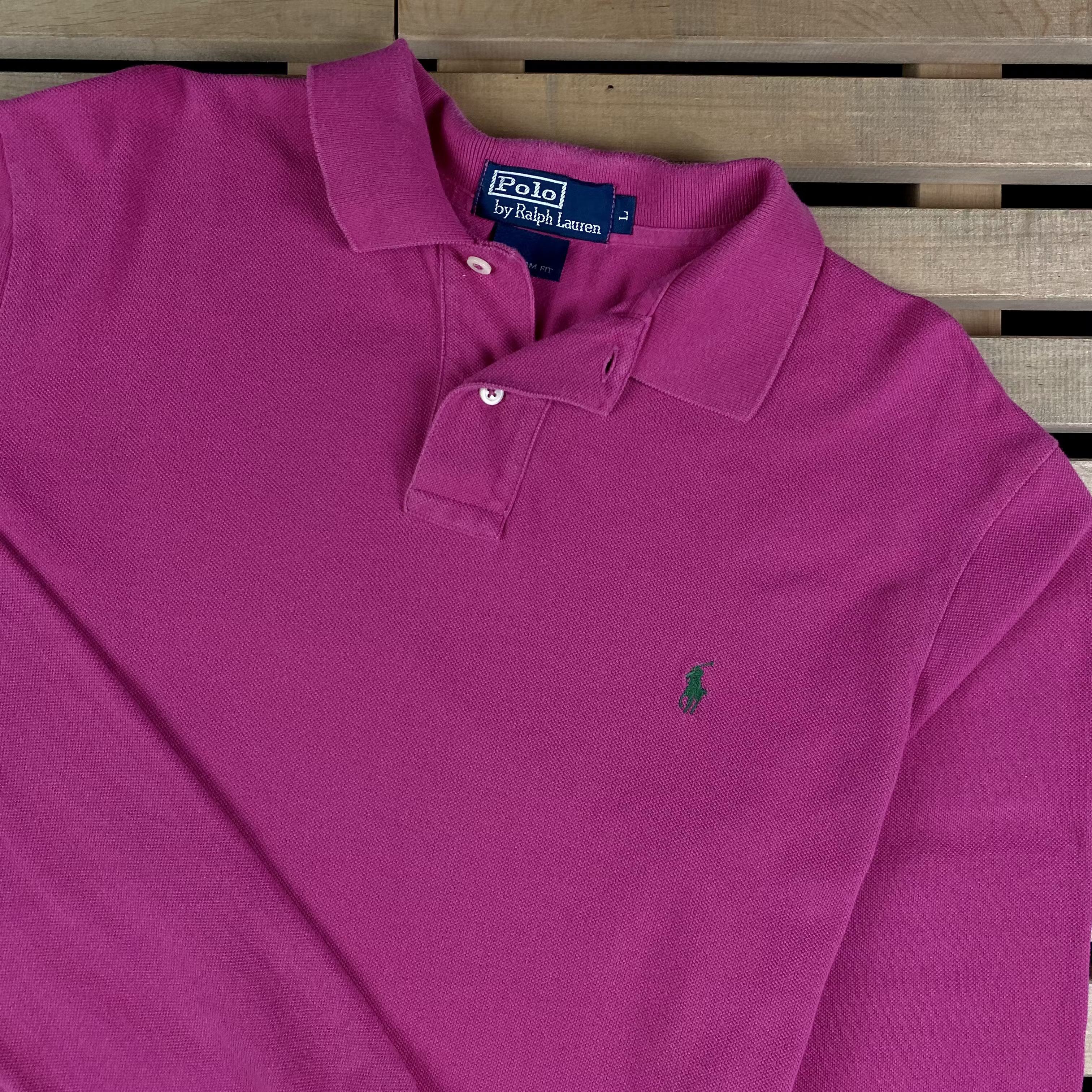 Polo Ralph Lauren × Ralph Lauren Mens Polo Long Sleeve Ralph Lauren Vintage Size L Size US L / EU 52-54 / 3 - 2 Thumbnail