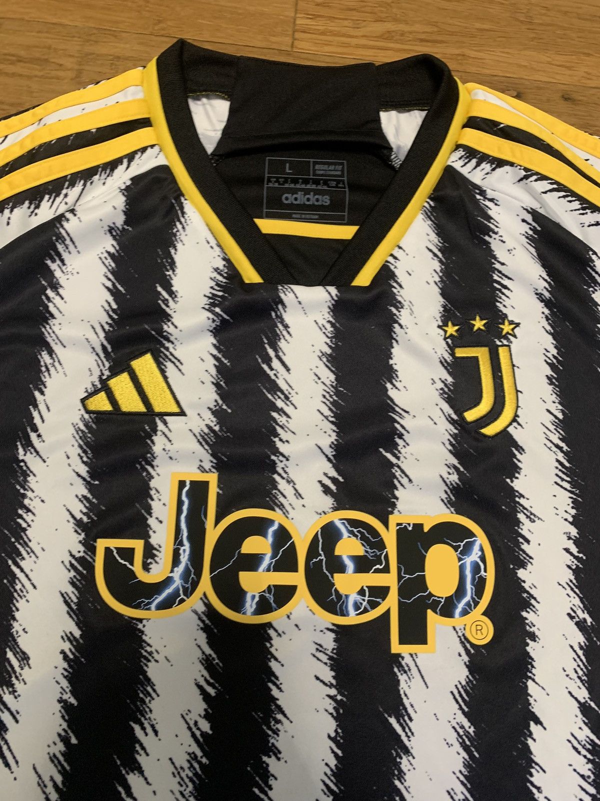 Adidas Juventus Adidas Jeep Jersey Size US S / EU 44-46 / 1 - 3 Thumbnail