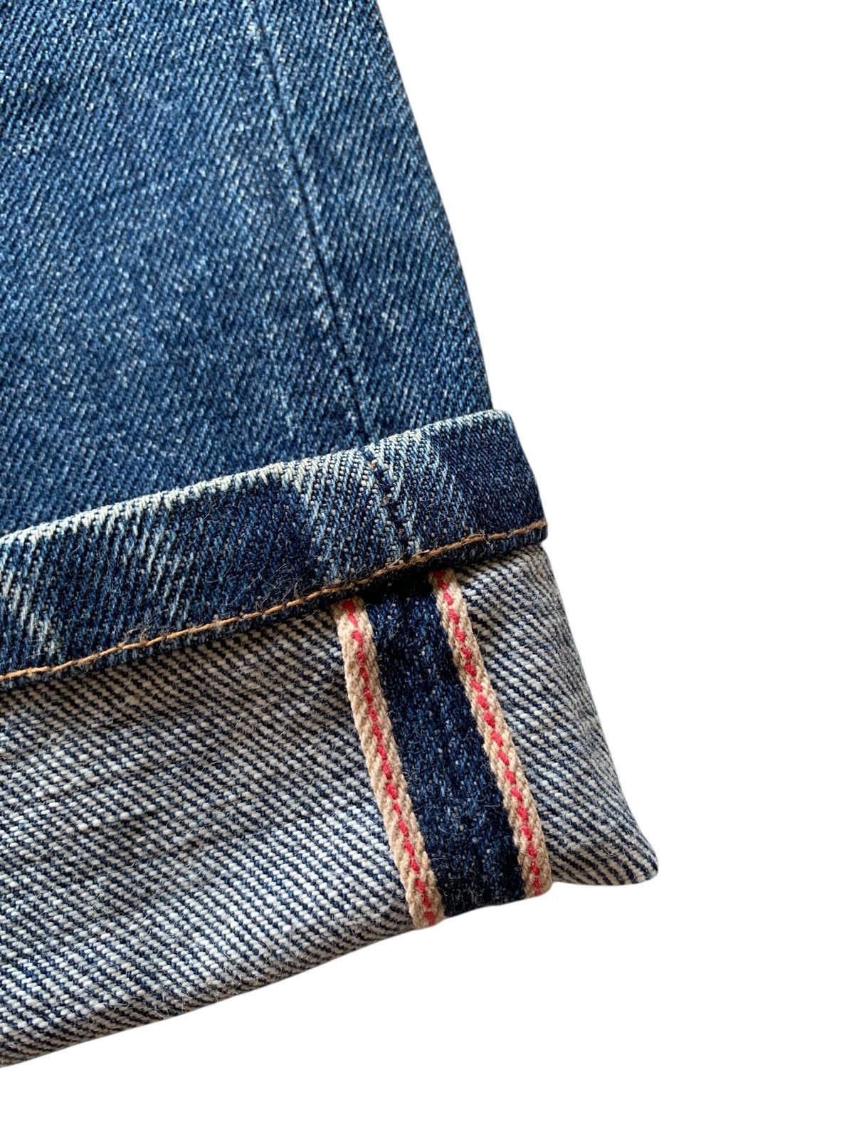 A.P.C. A.P.C SELVEDGE FADED & RUSTY JAPANESE DISTRESSED DENIM Size US 29 - 7 Thumbnail