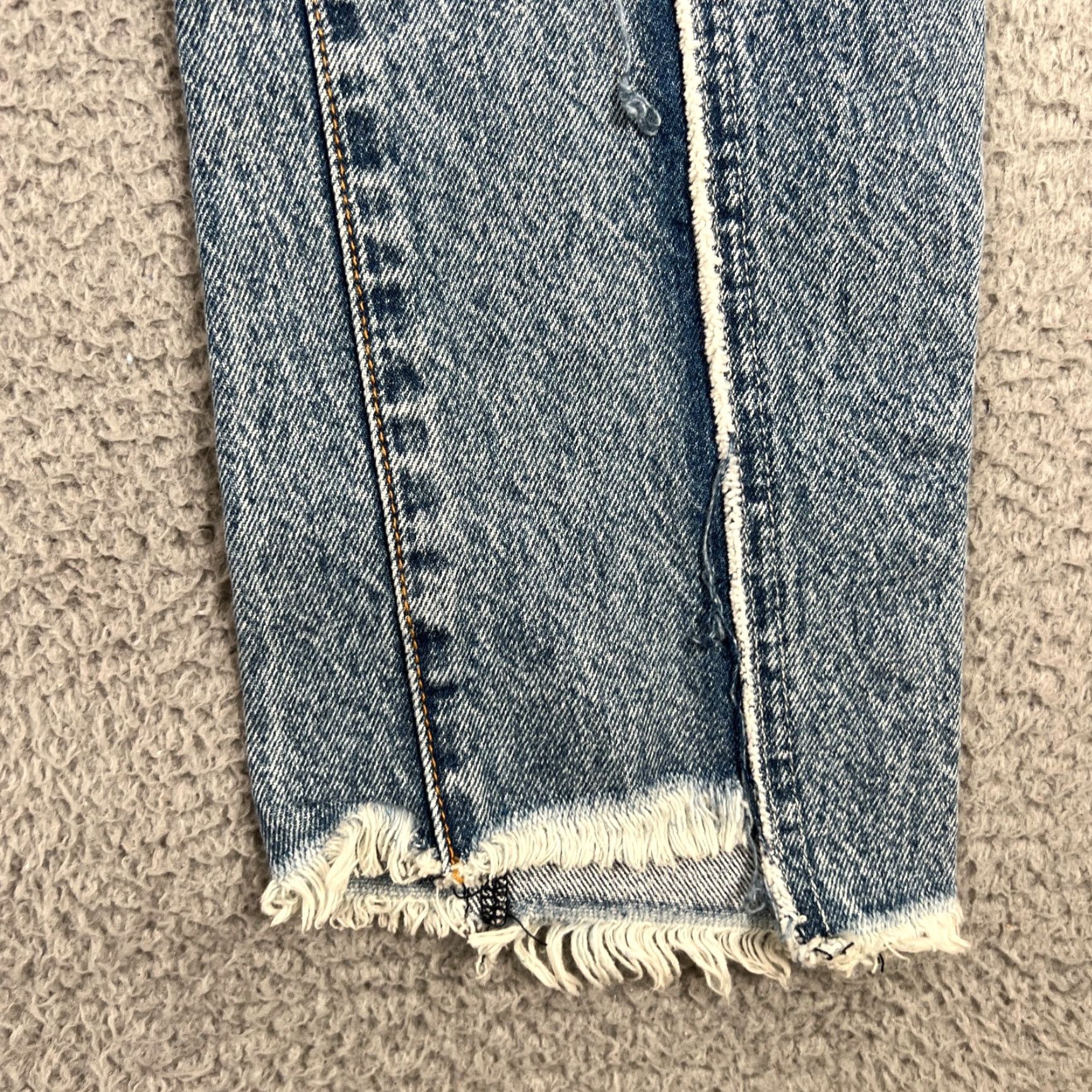 Vintage VINTAGE Style Acid Wash Mom Jeans Women's Size 26 Distressed Blue Denim Size 26" / US 2 / IT 38 - 3 Thumbnail