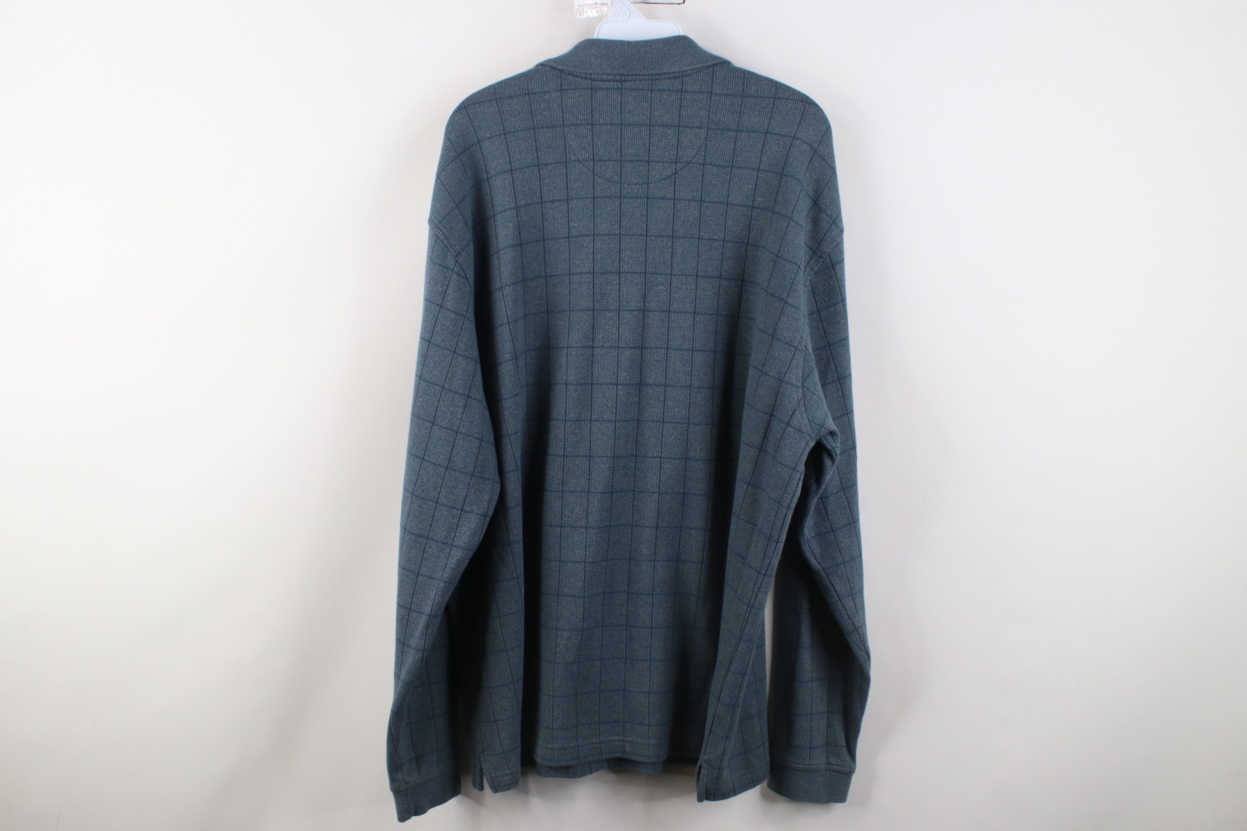 Vintage Vintage 90s Y2K Streetwear Knit Long Sleeve Rugby Polo Shirt Size US XL / EU 56 / 4 - 7 Thumbnail