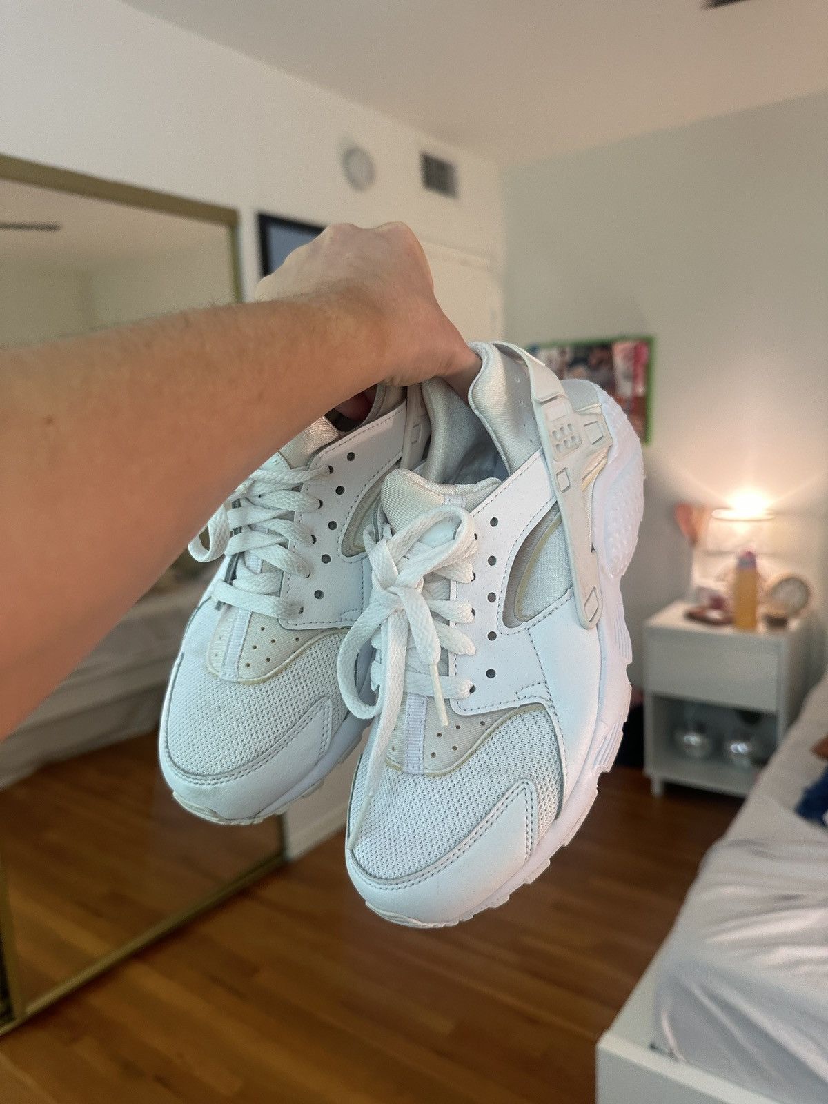 Nike White Nike Air Huarache youth Grailed