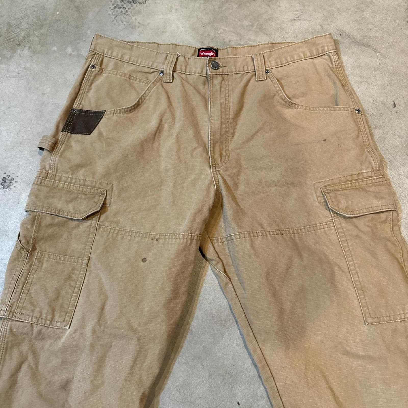 Wrangler Wrangler Workwear Double Knee Carpenter Cargo Pants 36x32 Size US 36 / EU 52 - 2 Thumbnail