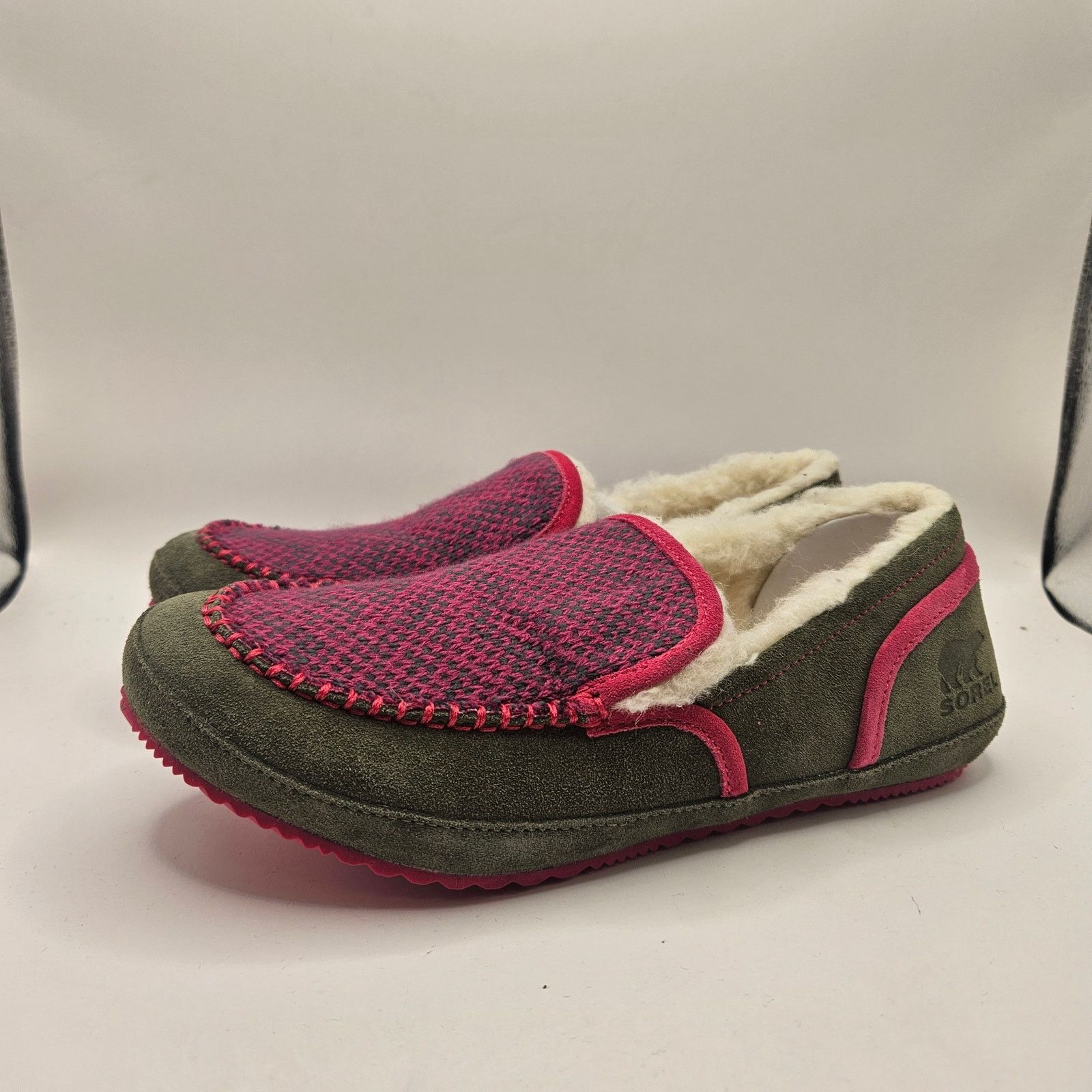 SOREL SOREL WOMEN'S 7 TREMBLANT II MOCASSIN SLIPPERS STONE GREEN Size US 7 / IT 37 - 1 Thumbnail